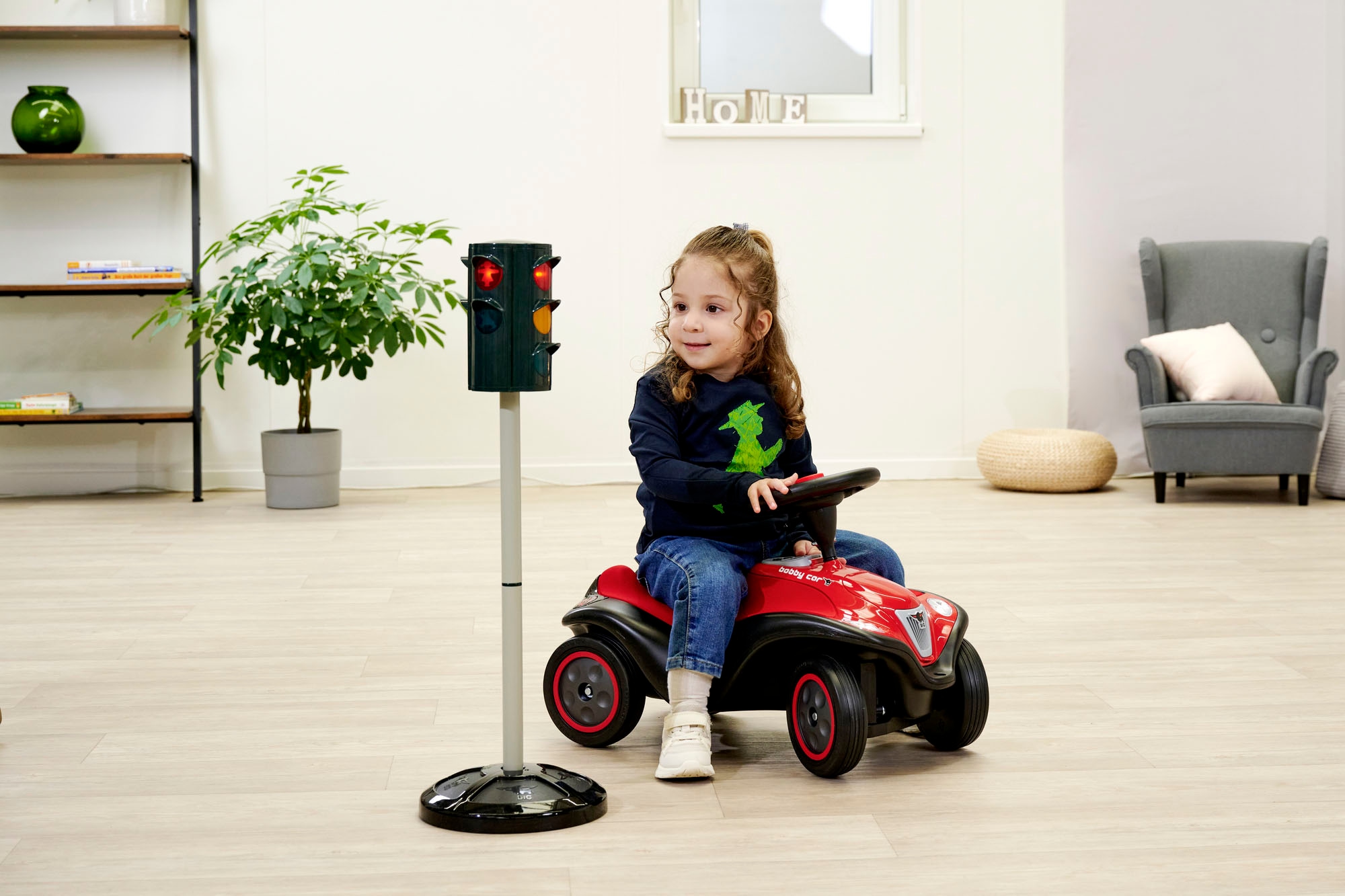 BIG Spiel-Ampelanlage »Verkehrsampel Ampelmann« mit Funktion