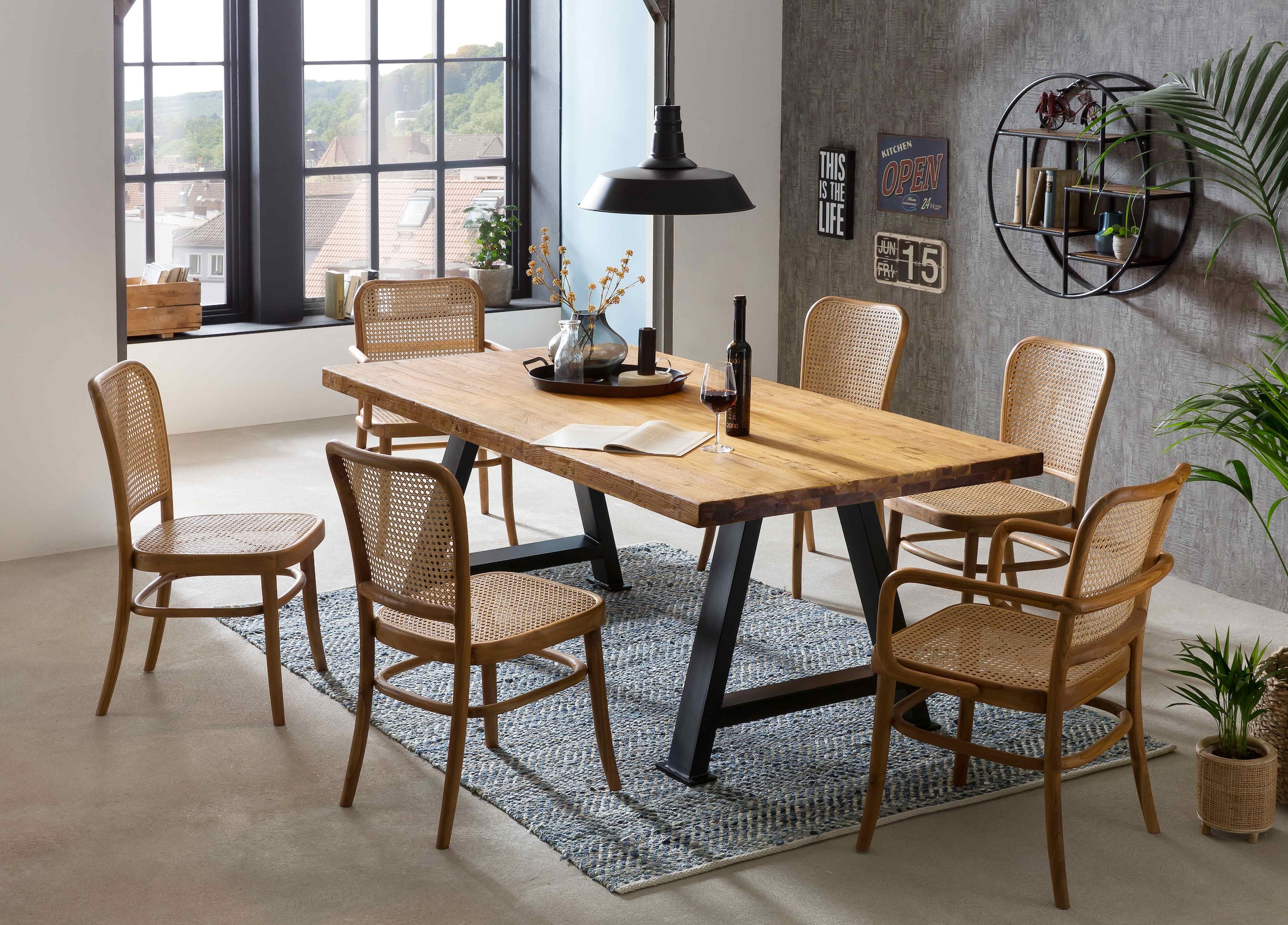 SIT Tischplatte 1 Stk. tlg. aus recyceltem Teakholz