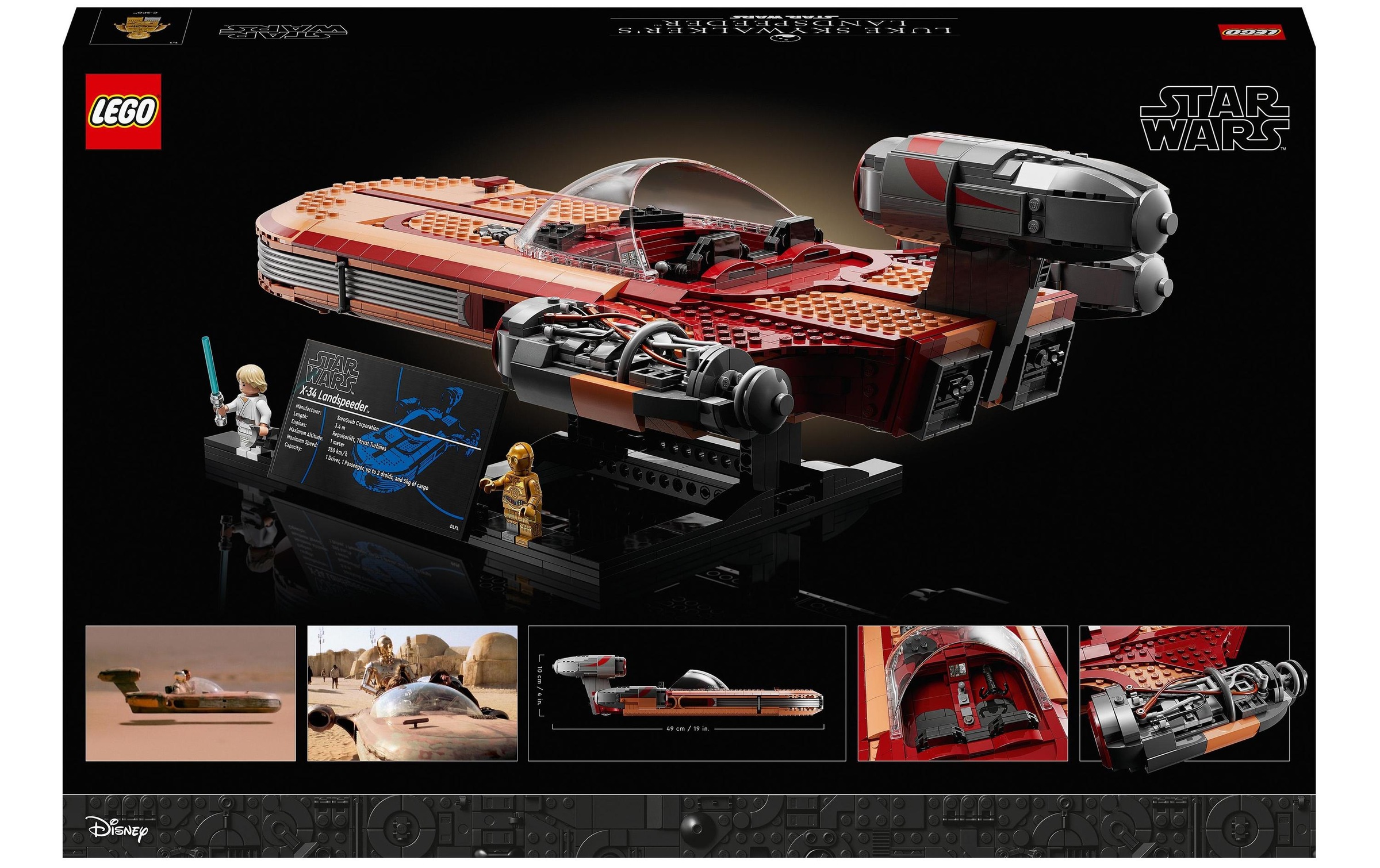 LEGO® Spielzeug-Auto »Wars Luke Skywalkers«, (1890 tlg.)