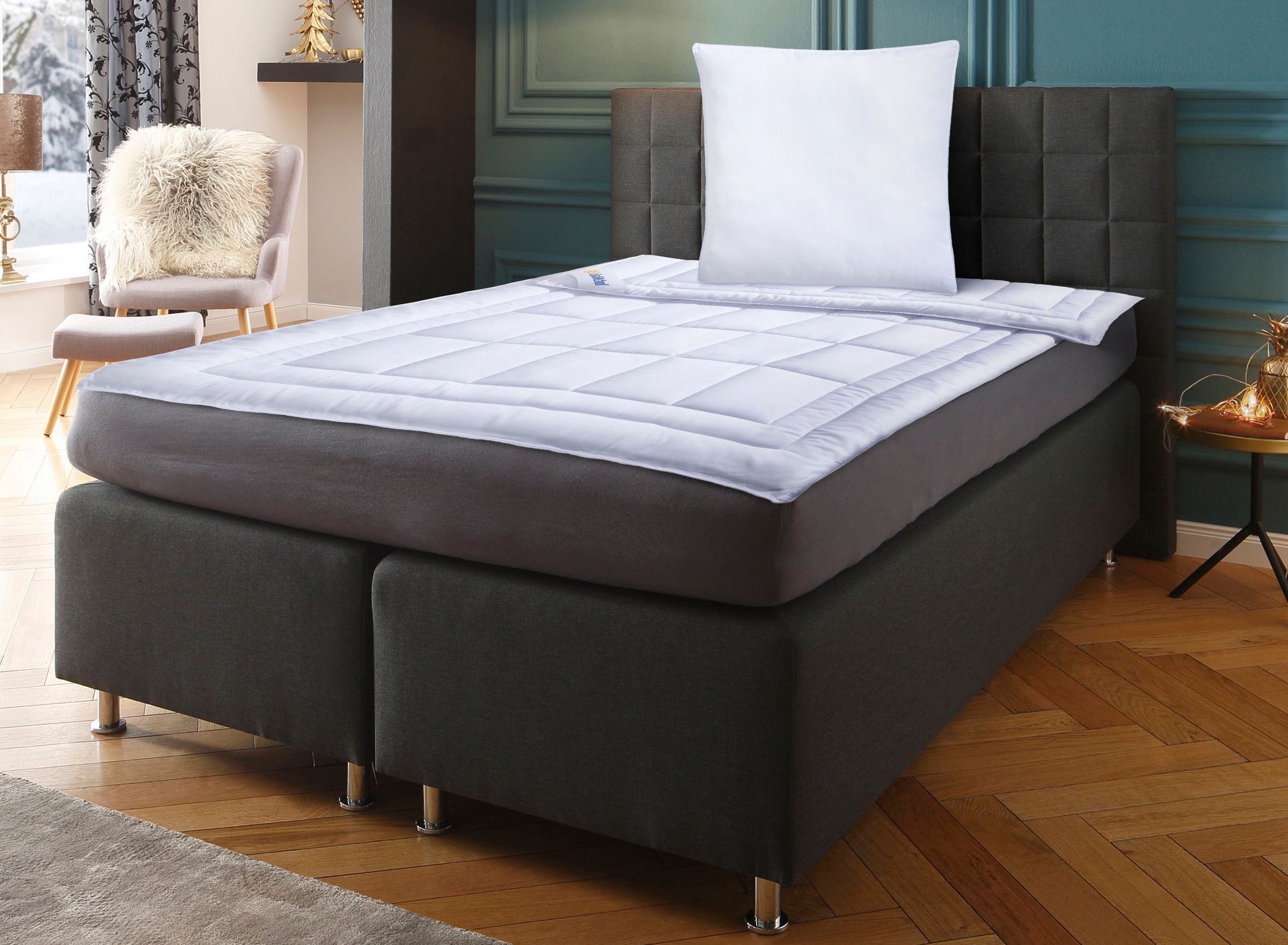 Image of İSTİKBAL Microfaserbettdecke + Microfaserkissen »Sunlife«, (Spar-Set), langlebiges, leichtes Microfaserbettdecken-Set in hochwertiger Markenqualität - ideal für den Schläfer mit geringem Wärmebedürfnis bei Ackermann Versand Schweiz