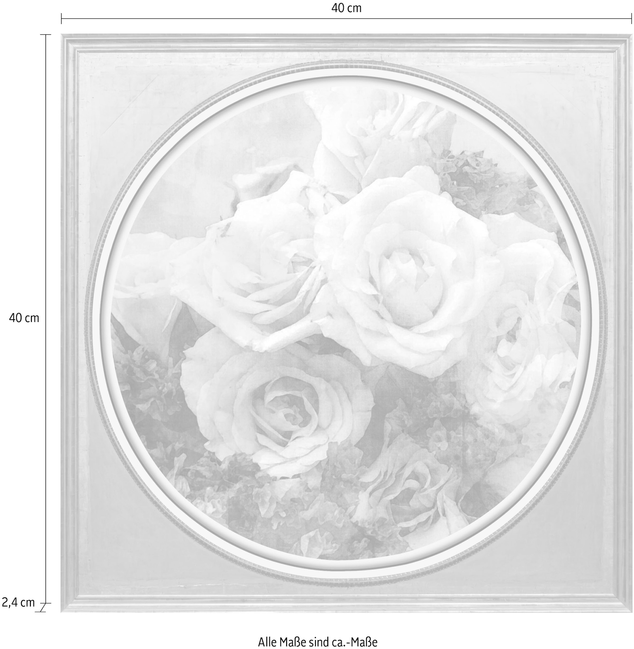 queence Acrylglasbild »Blumen«, Blumen-Blumenbilder-Kunst-Pflanzen-Pflanzenbilder-Gemälde, Fine Art-Print in Galeriequalität