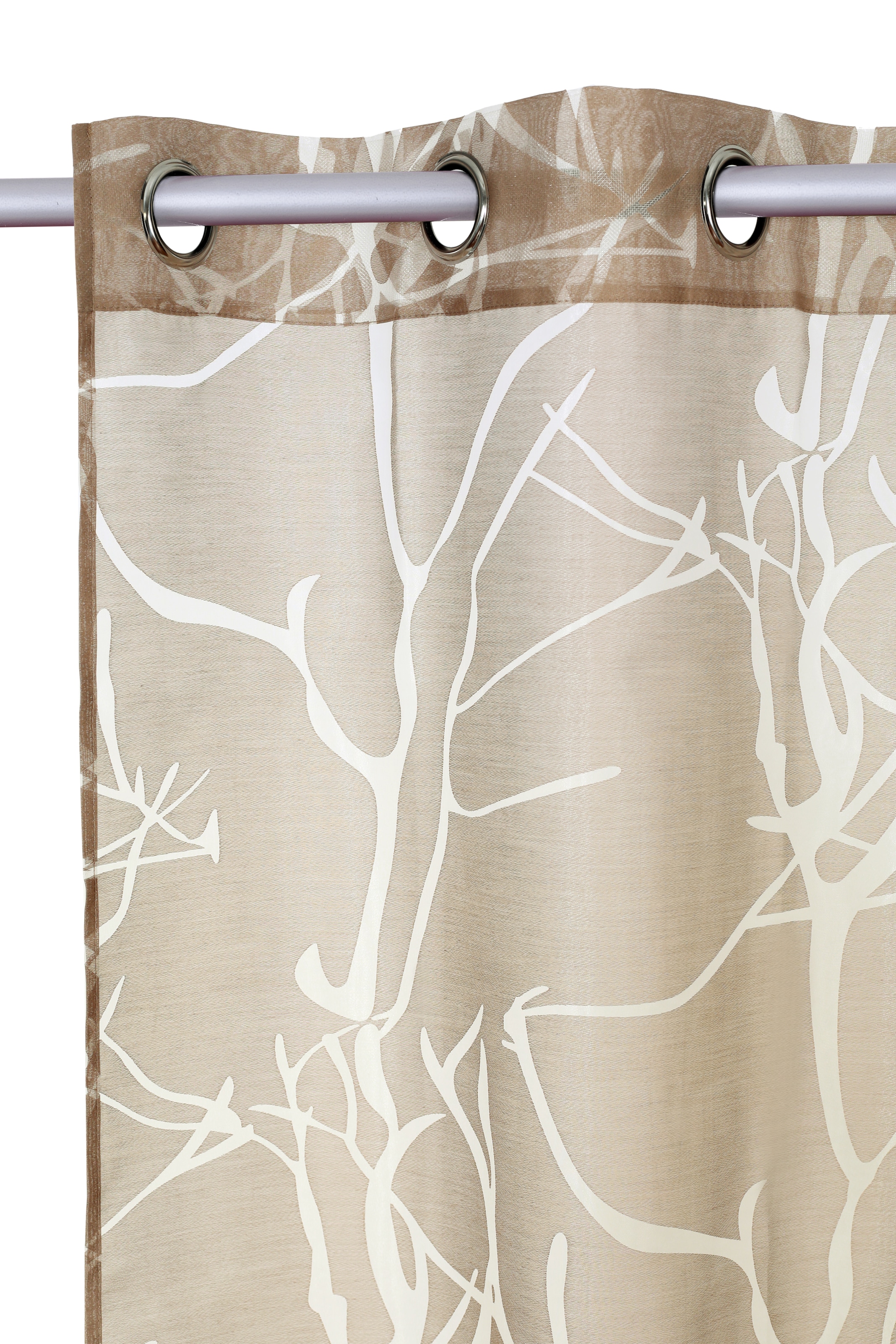 GOODproduct Rideau »Anna, 1 Stück, halbtransparent, Äste-Motiv« Œillet 1 cuis tlg. bestseller, motif branches, viscose, polyester