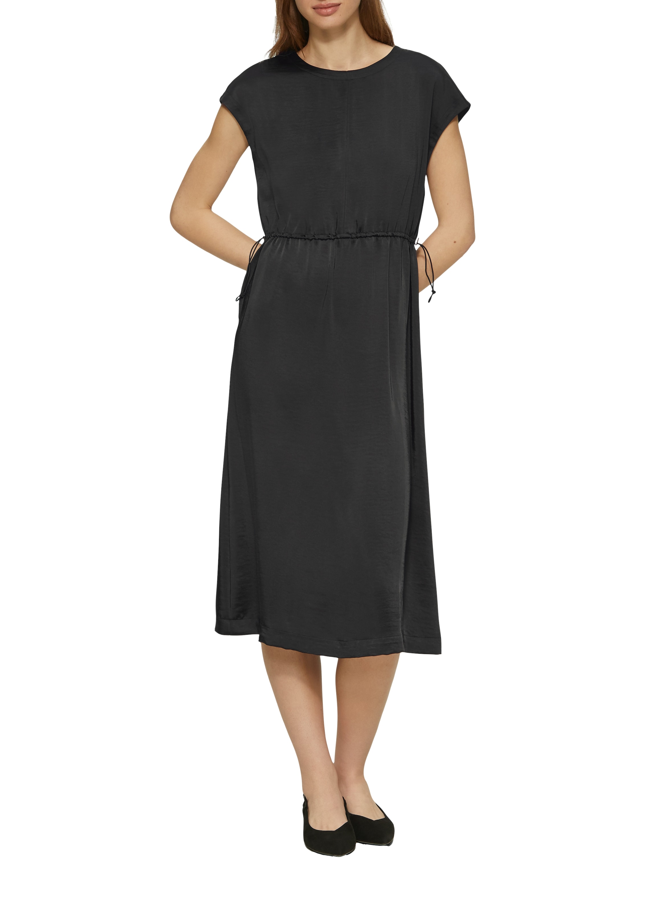 s.Oliver A-Linien-Kleid, mit überschnittenen Schultern