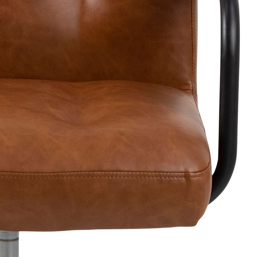 ACTONA GROUP Schreibtischstuhl »Cosmo Drehstuhl« () Kunstleder, 5-Sterne-Fusskreuz, Drehfunkt., Sitzhöhe: 47-57cm