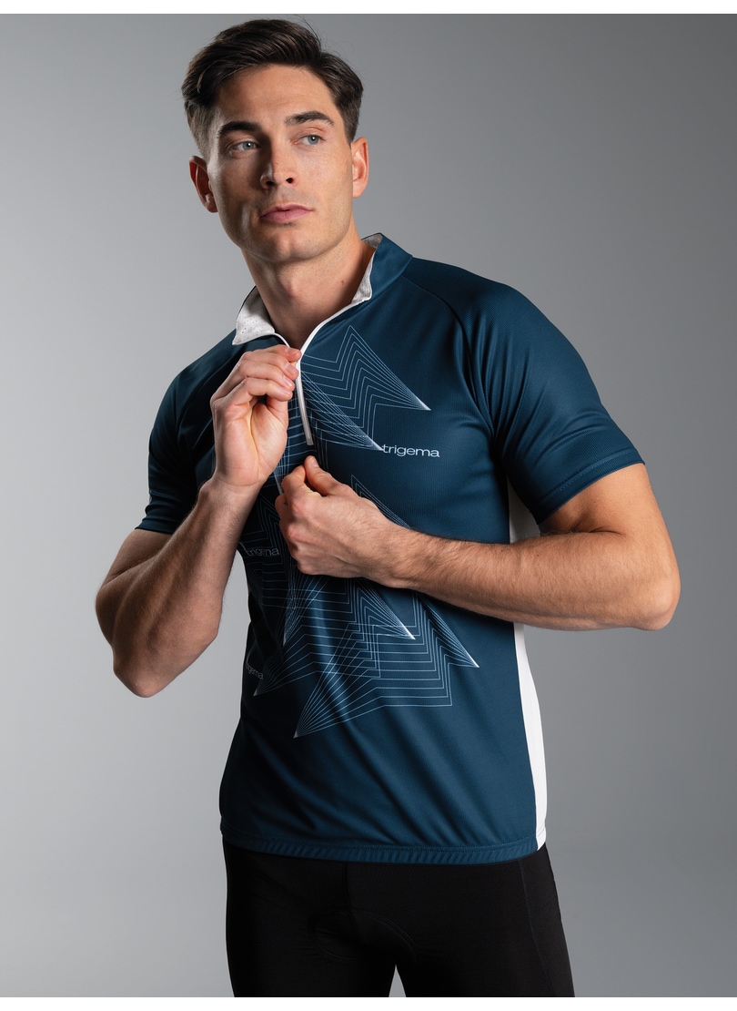 Image of Trigema Poloshirt "TRIGEMA Fahrradjacke mit Spiralförmigen Design" 1