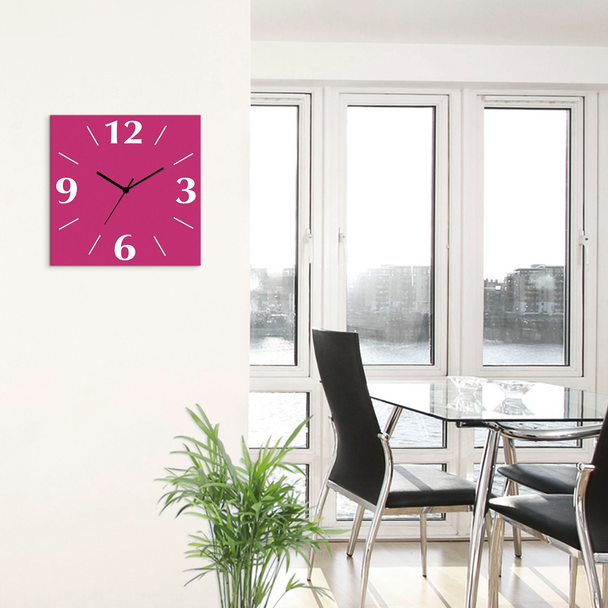 Artland Horloge murale »Uni Trendfarben« wahlweise mit  Quarz- oder Funkuhrwerk, lautlos ohne Tickgeräusche