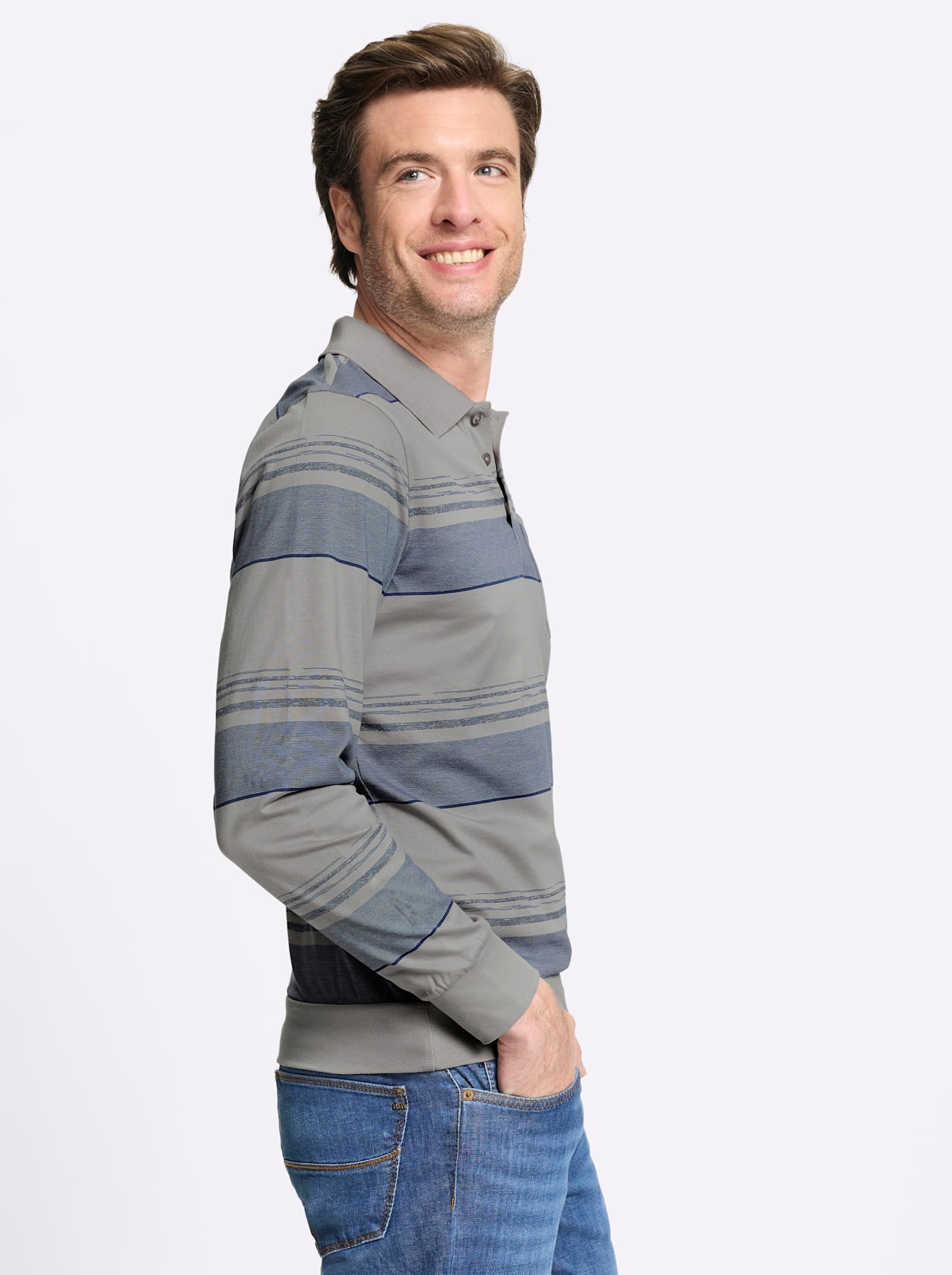 Marco Donati Polo »Langarm-Shirt« 1