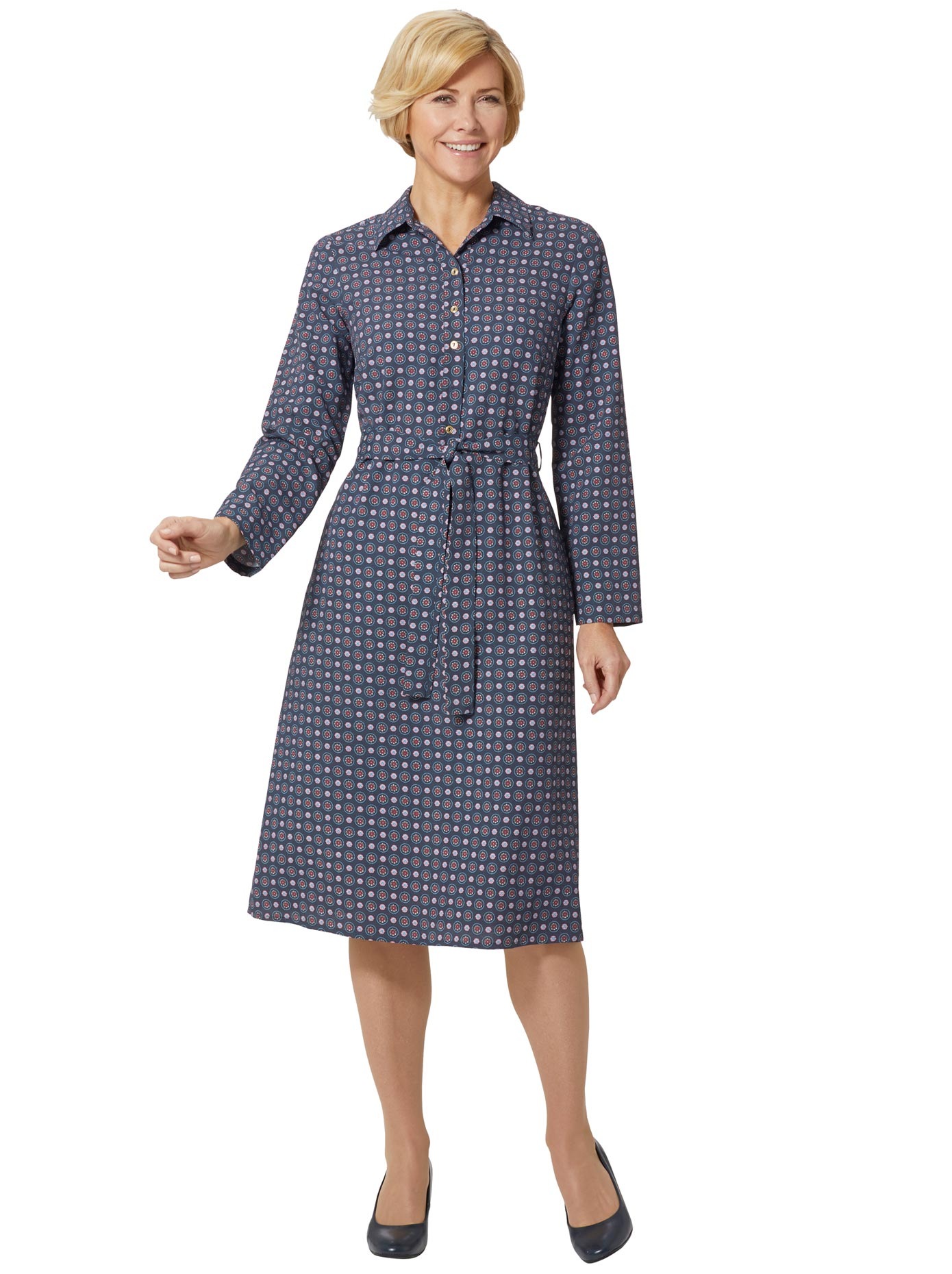 Kleid mit Umlegekragen