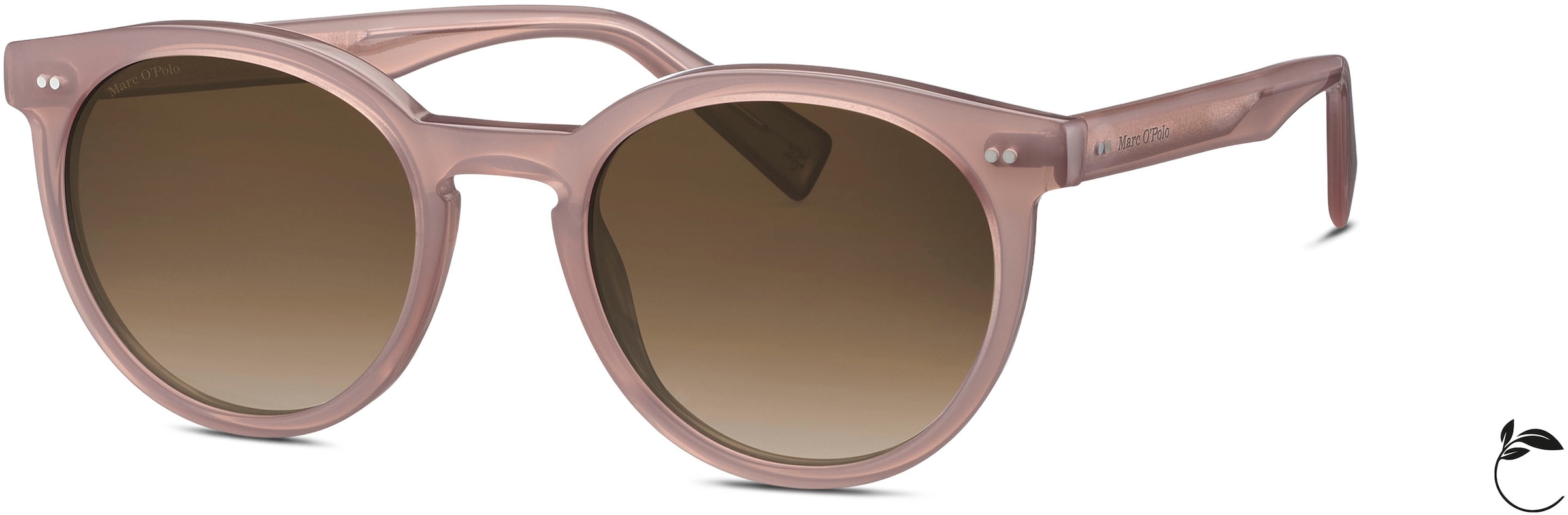 Image of Marc OPolo Sonnenbrille Rund, Vollrand, Verlaufstönung, silberne Punkte