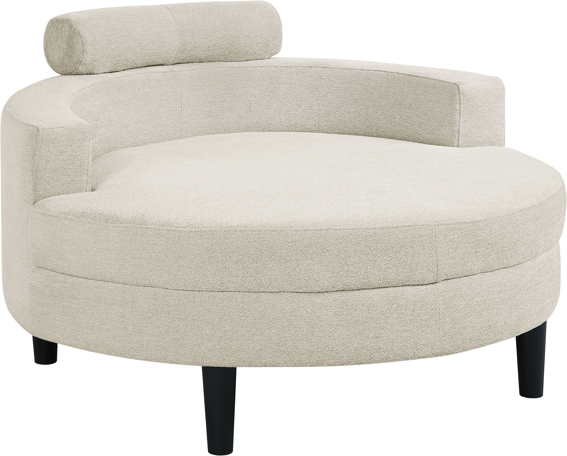 ATLANTIC home collection Canapé 2 places »Ravi, B: 114 cm« XXL- Sessel, mit Stauraumhocker, Rückenstütze & 4 Zierkissen