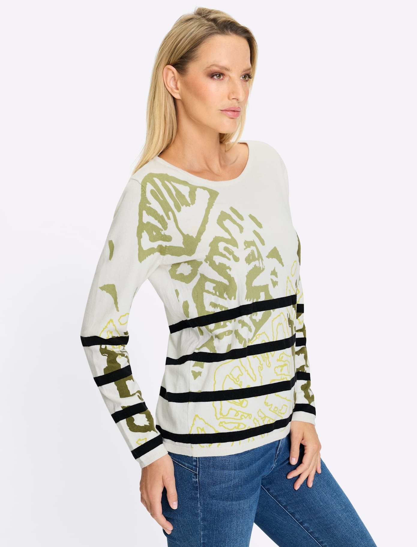 heine Pull en tricot »Druck-Pullover«