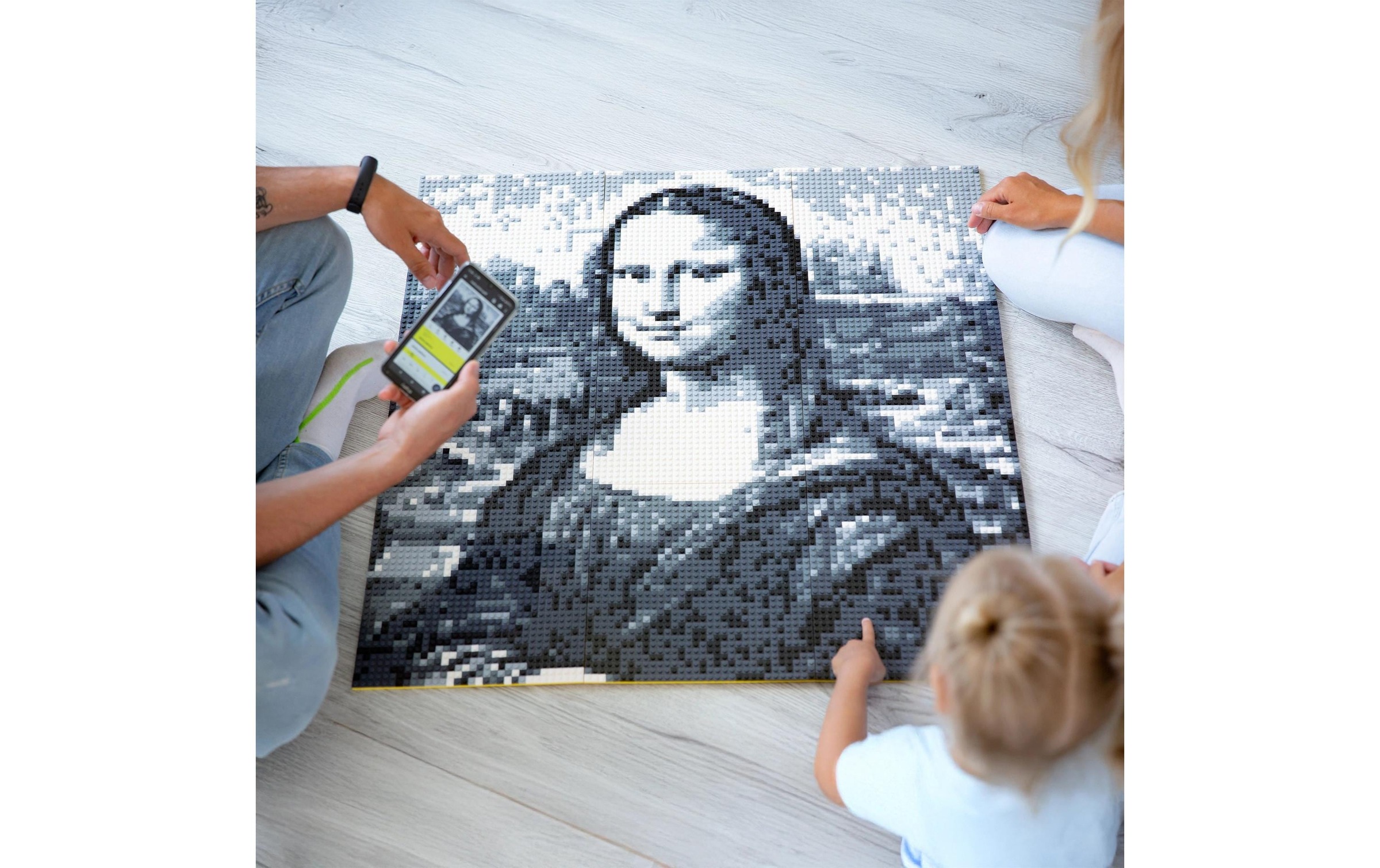   Spielbausteine »Mosaik, L Monochrom«