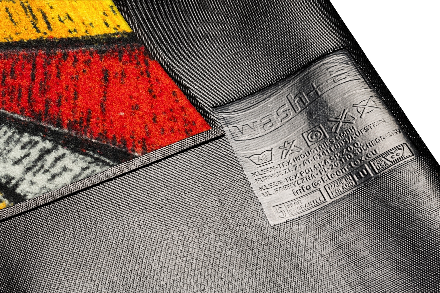 wash+dry by Kleen-Tex Fussmatte »Pop Art Heart« rechteckig 7 mm Höhe