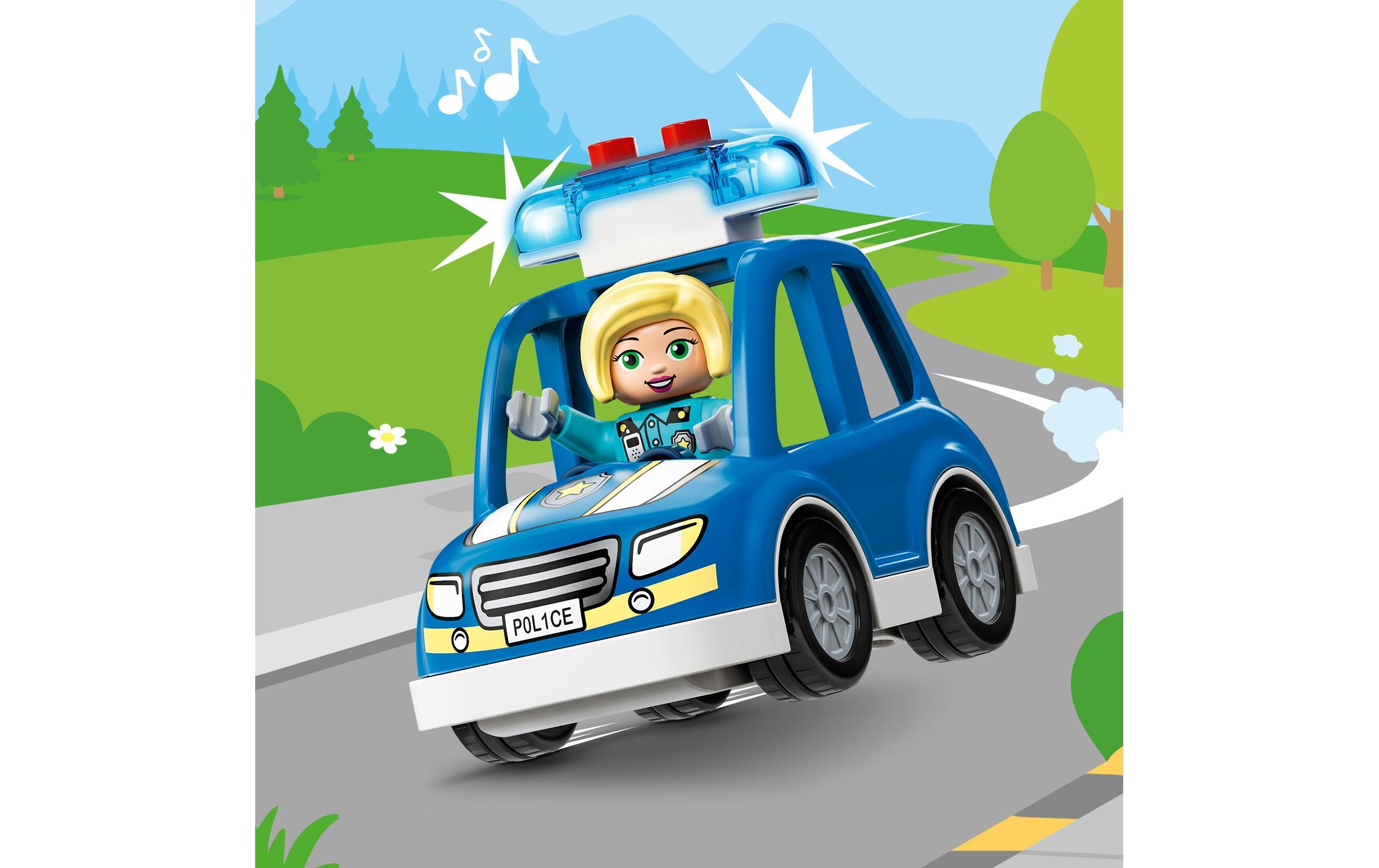 LEGO® Spielbausteine »LEGO DUPLO Polizeistation mit Hub«, (40 St.)