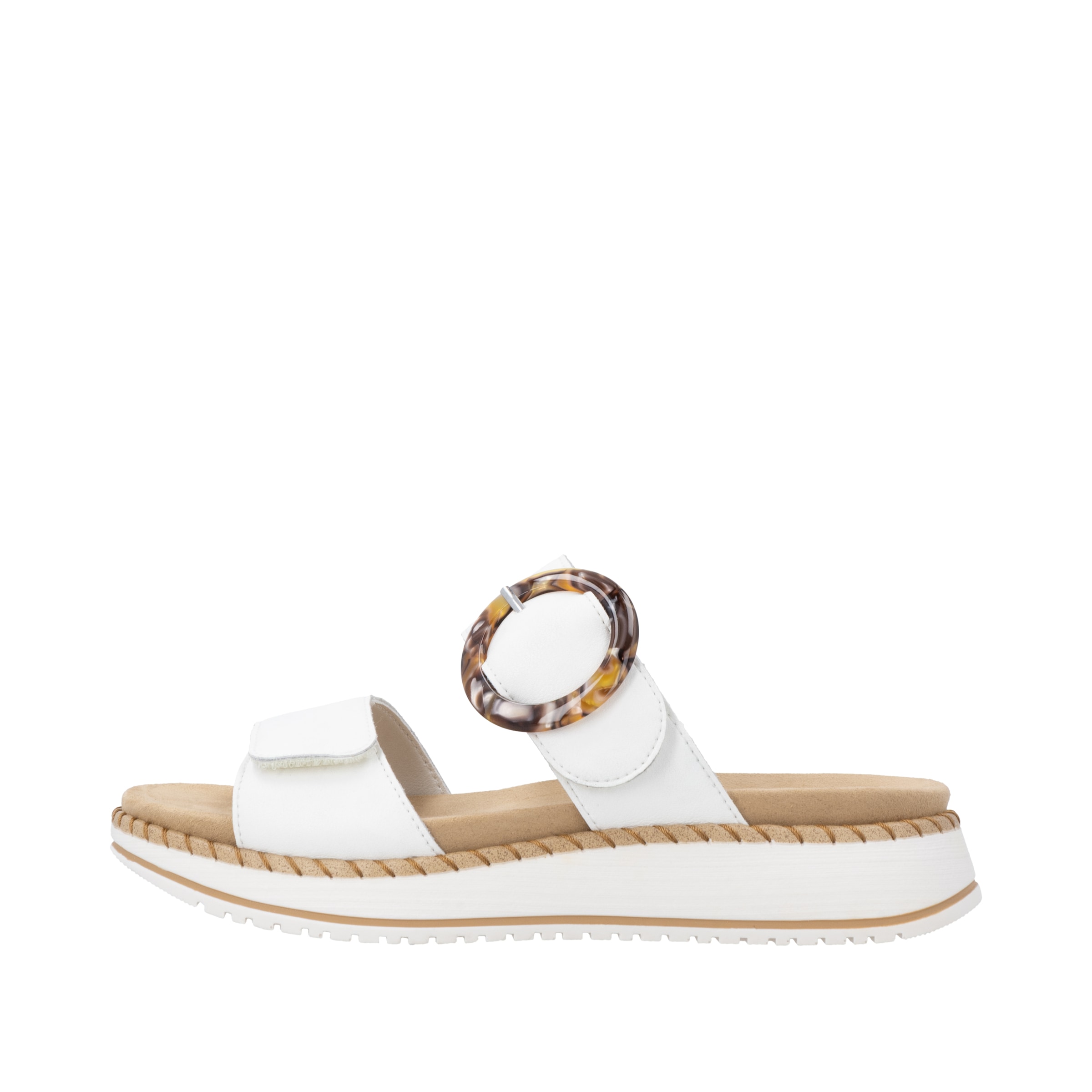 Remonte Pantolette  chaussure d'été, chausson avec fermetures scratch pratiques