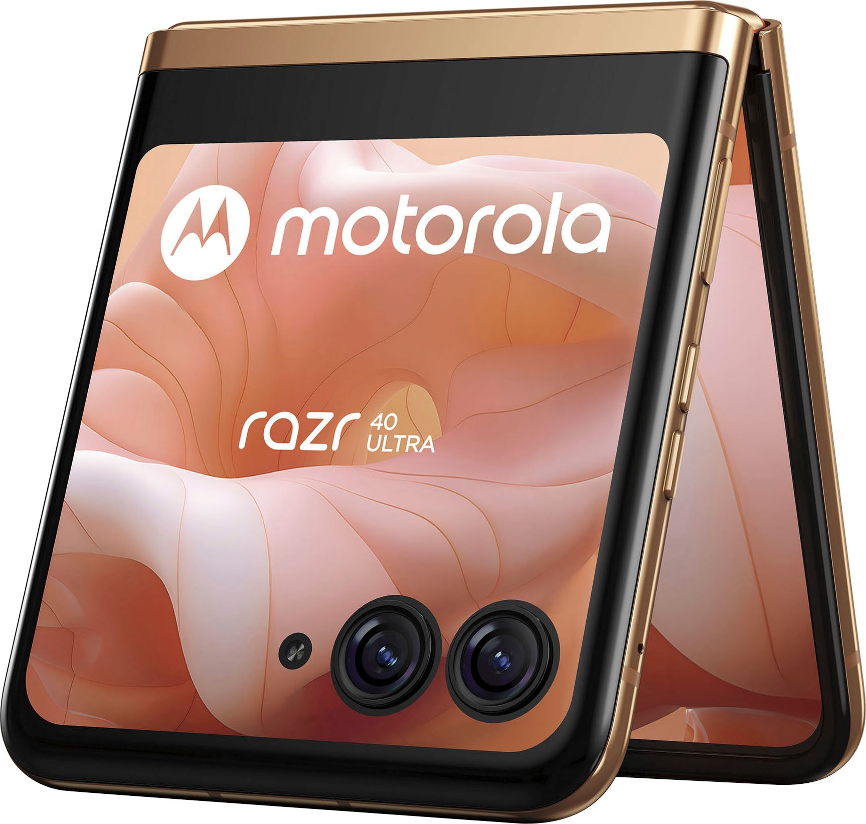 Motorola Smartphone »Motorola razr40 ultra« Peach Fuzz