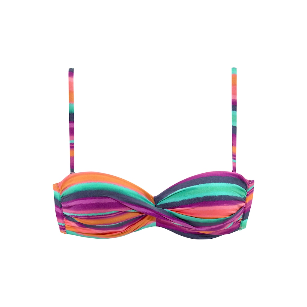 LASCANA Bandeau-Bikini-Top »Rainbow«