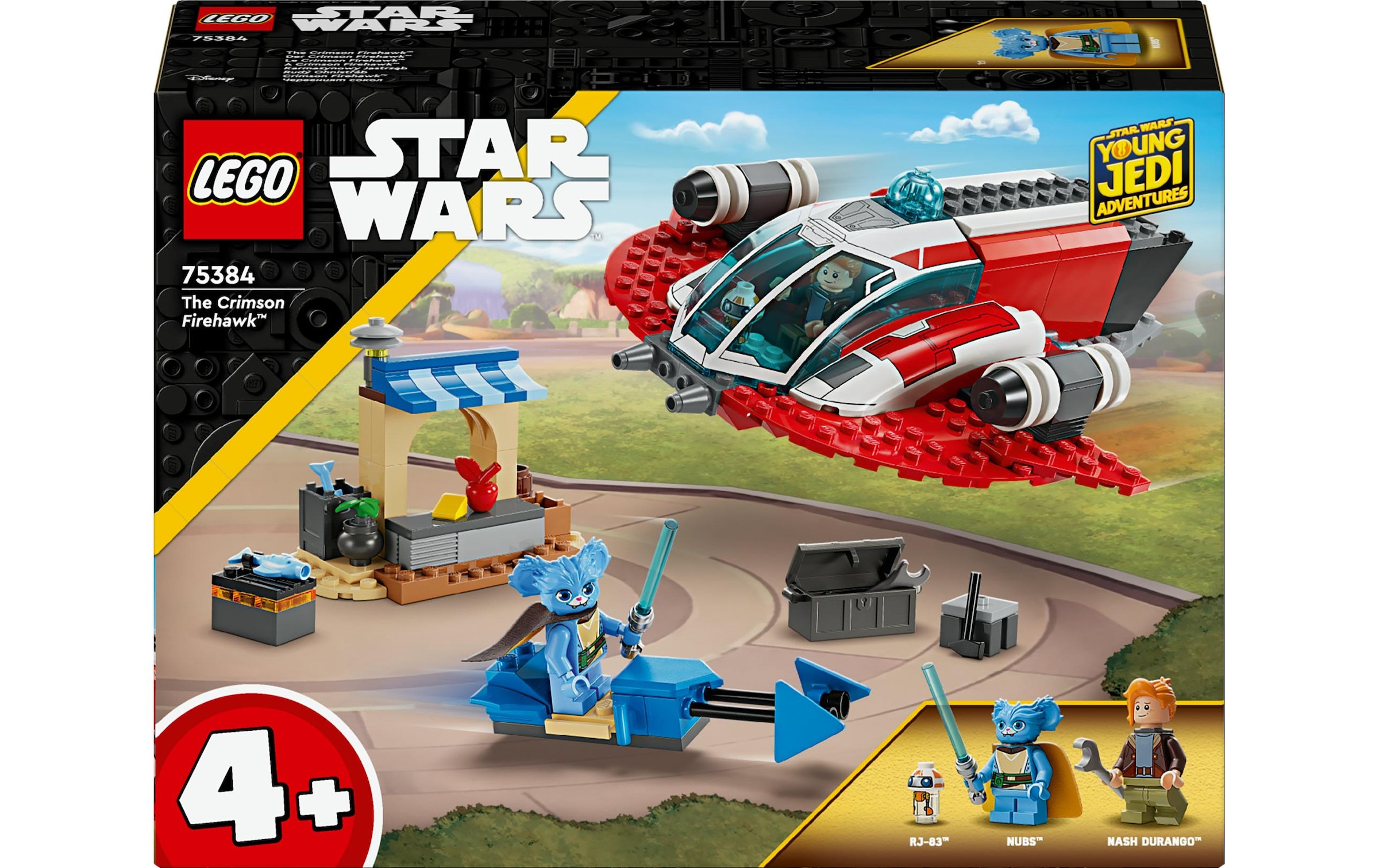 LEGO® Spielbausteine »Wars Der Crimson Firehawk 75384«, (136 St.)