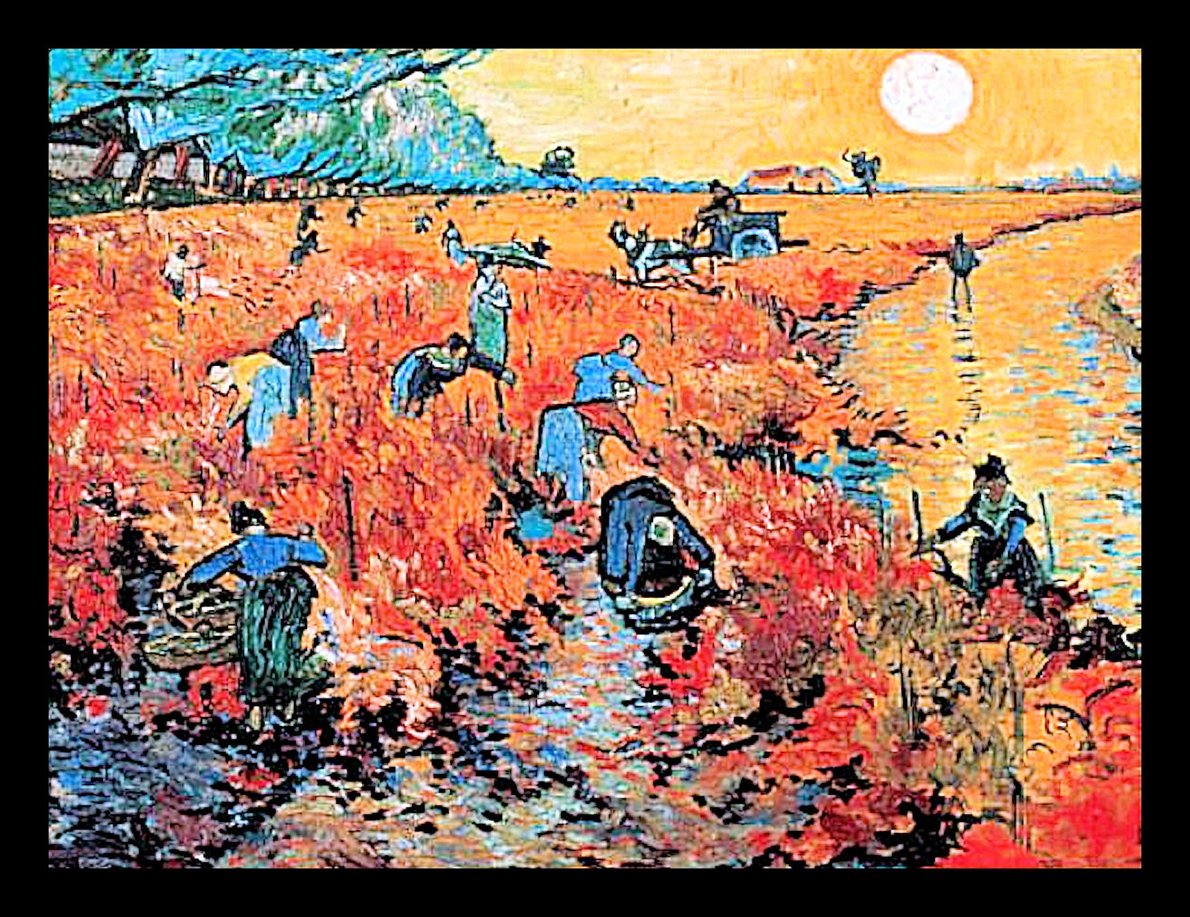 Image of my home Bild mit Rahmen »VAN GOGH / Der rote Rebstock«, (1 St.) bei Ackermann Versand Schweiz