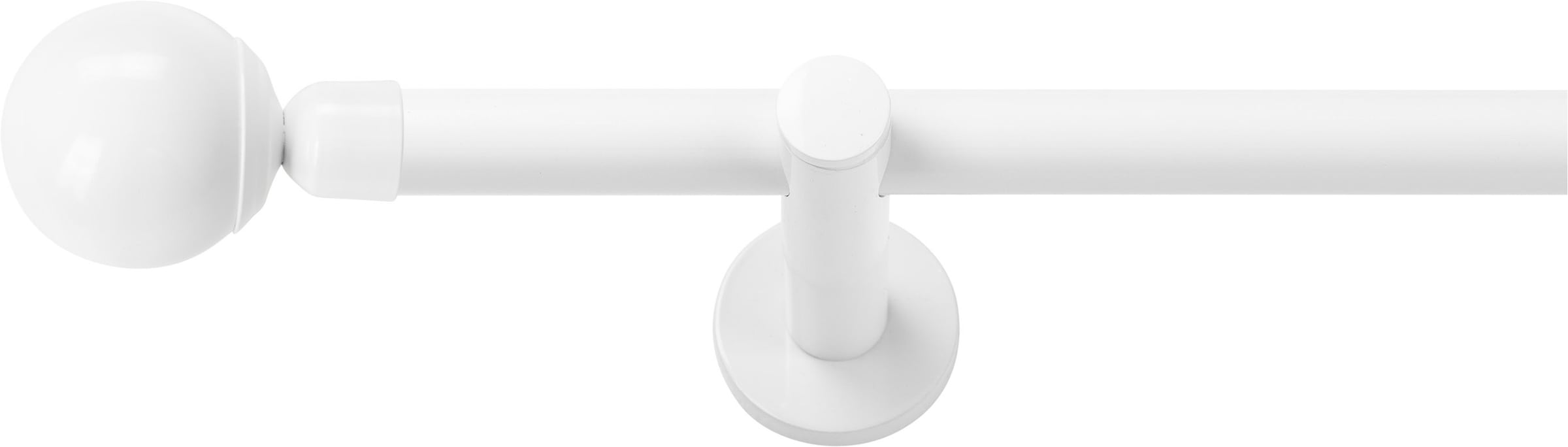 SN DECO GROUP Gardinenstange »Gardinenstange Reims Ø 19 mm, 1-läufig, Fixmass, verschraubt« Ø 19 mm Fixmass;kürzbar