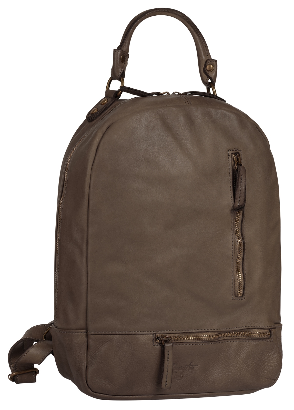 Samantha Look Cityrucksack, echt Leder, Made in Italy