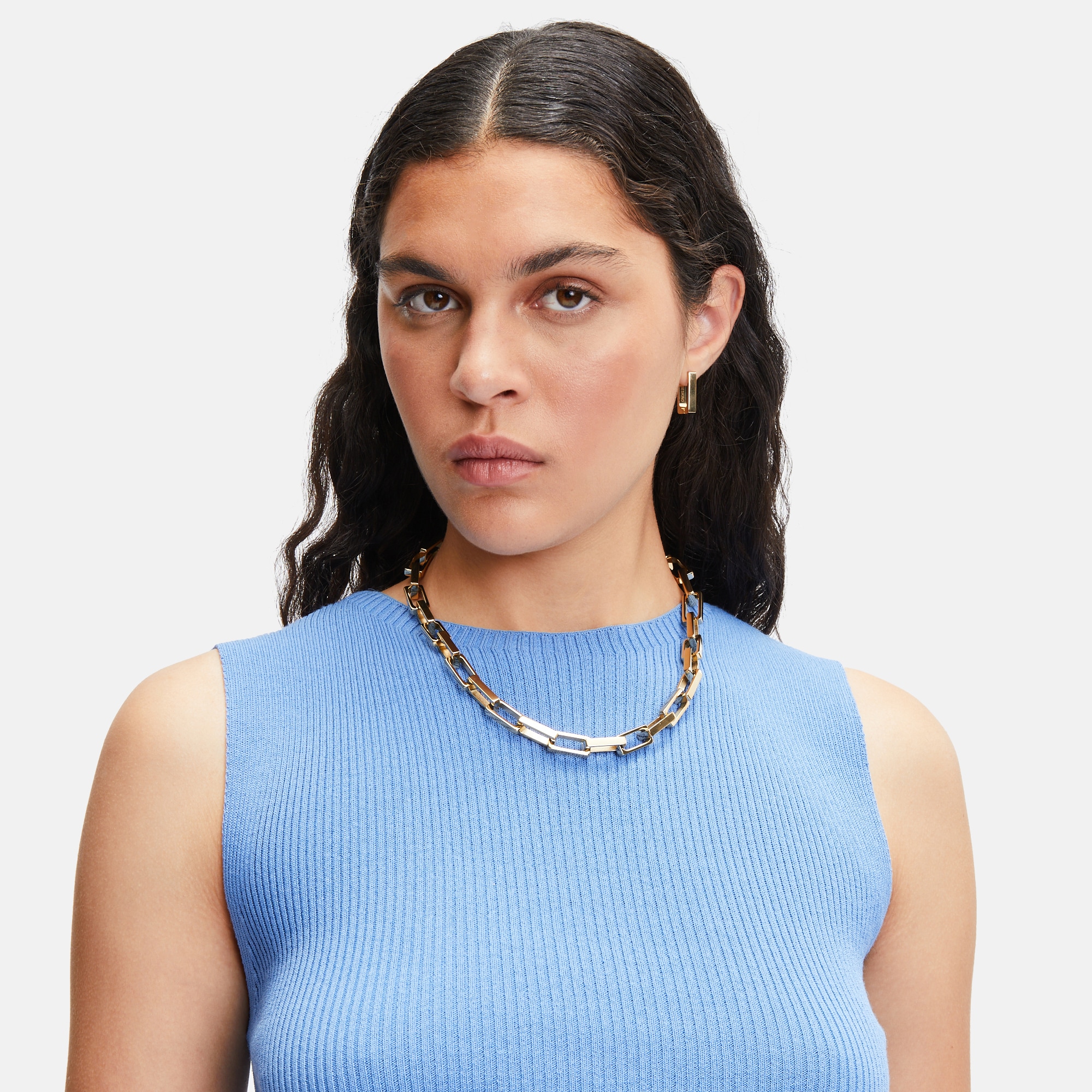 Liebeskind Berlin Chaîne à maillons »Schmuck Geschenk Edelstahl Halskette Big Link«