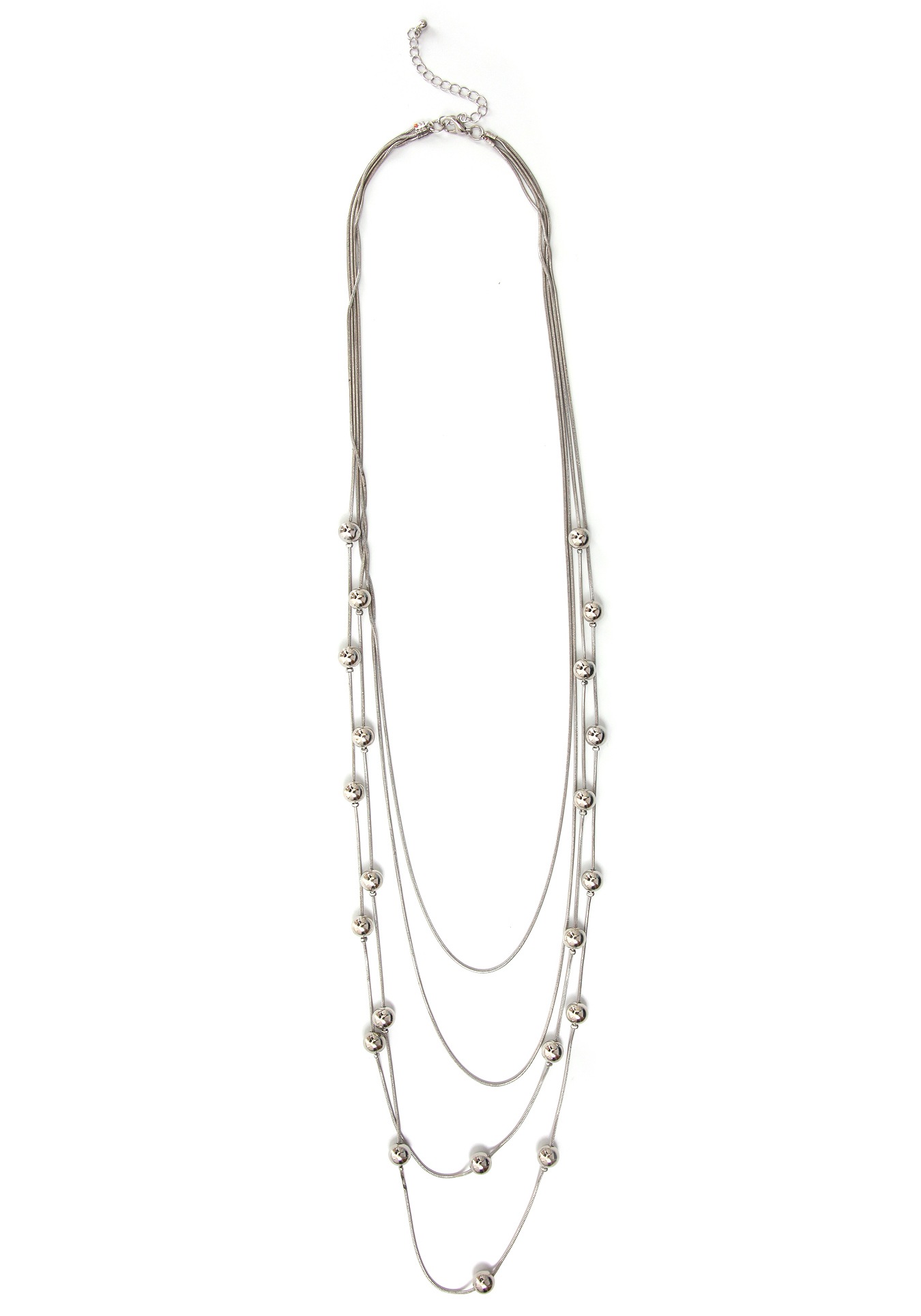 Image of J.Jayz Lange Kette »4-reihig, schimmernd, klassisch«, mit Metallperlen bei Ackermann Versand Schweiz