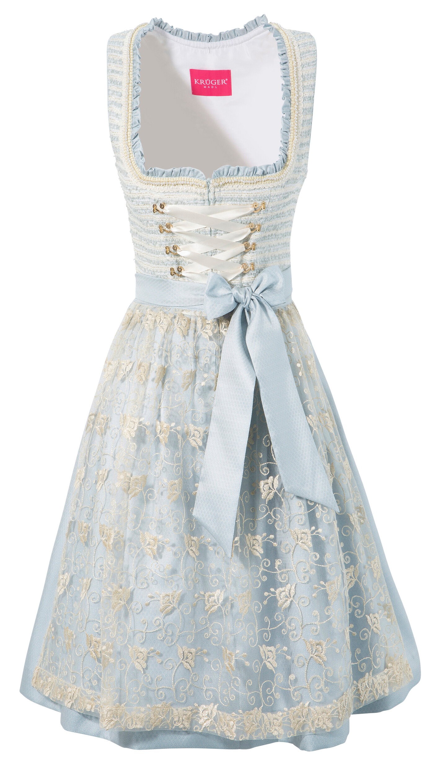 Image of Krüger Madl Dirndl, (2 tlg.), Damen, midi mit goldfarbenenen Details bei Ackermann Versand Schweiz