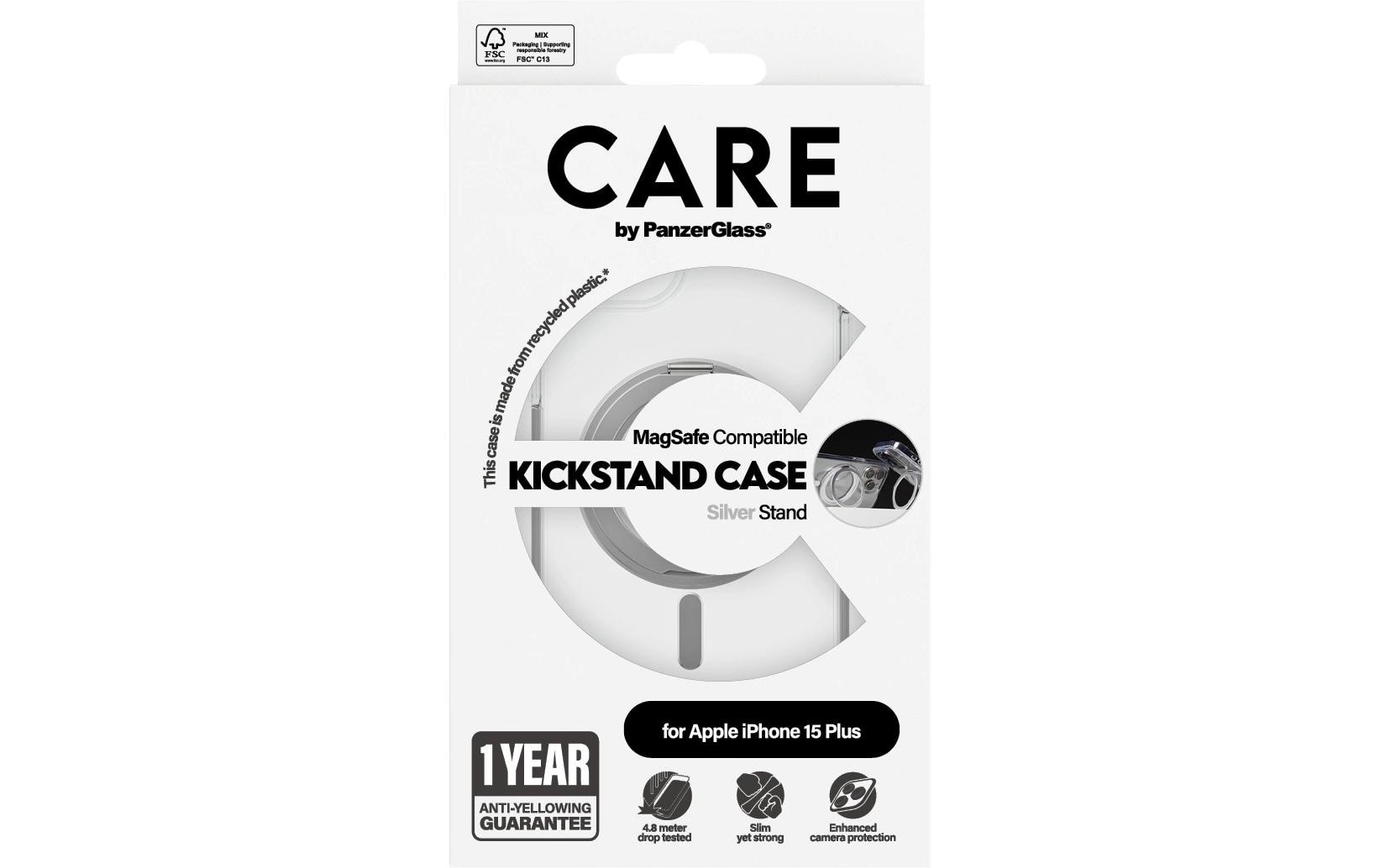   Couverture arrière »Feature Kickstand iPhone 15 Pro Max Silber« Apple iPhone 15 Pro Max