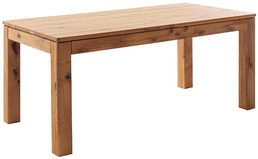 MCA furniture Esstisch »ETNA 4-Fuss Tisch« Einzelstück,  Massivholz,durchgehende Lamelle,Stollenfuss 10x10cm,Tischplatte 2,5cm