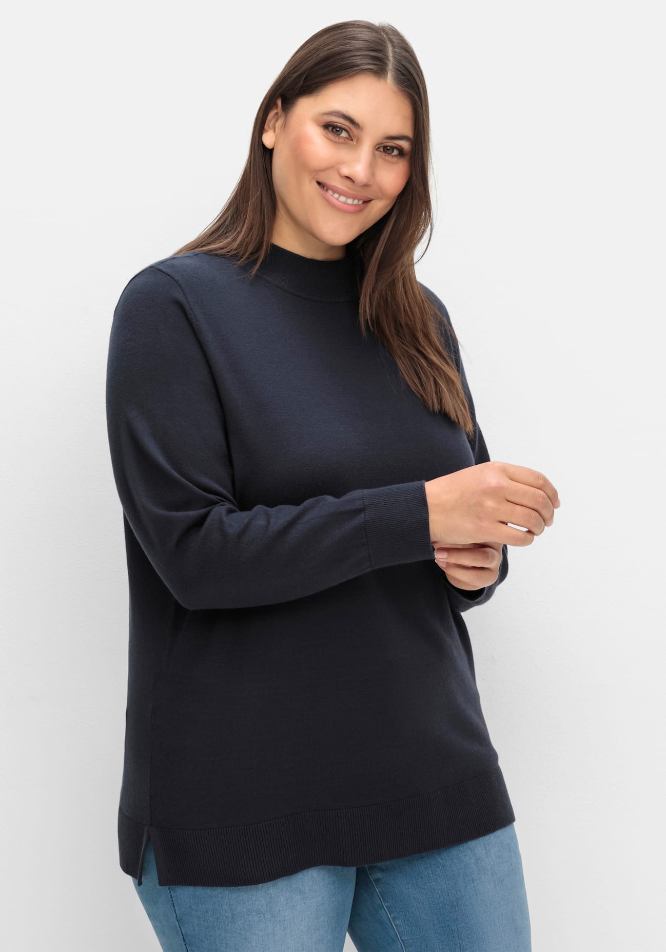 Image of Sheego Strickpullover "Strickpullover"