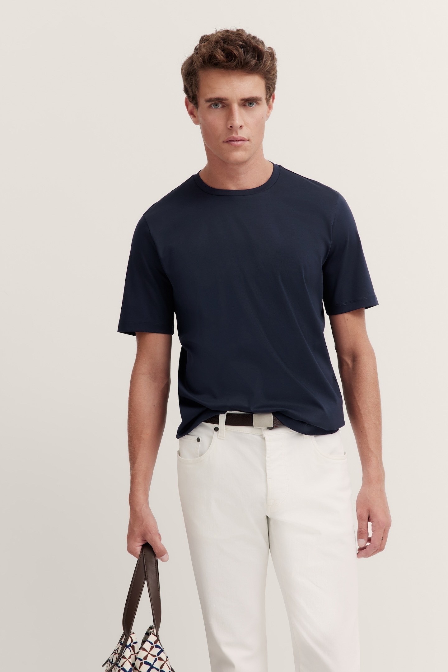 Image of bugatti T-Shirt aus Baumwolle