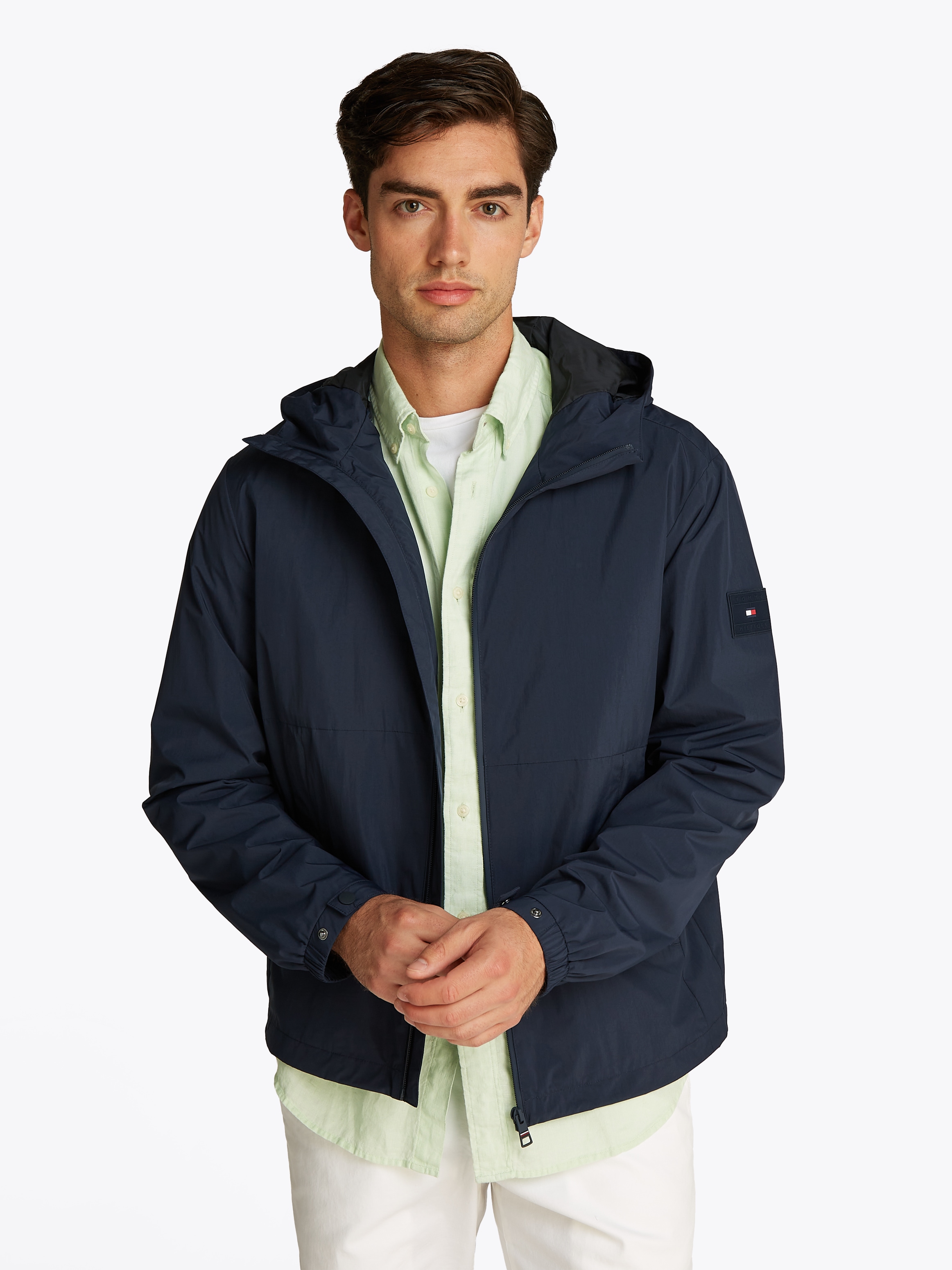 Image of Tommy Hilfiger Kurzjacke "BRANDED HOODED JACKET" mit Kapuze