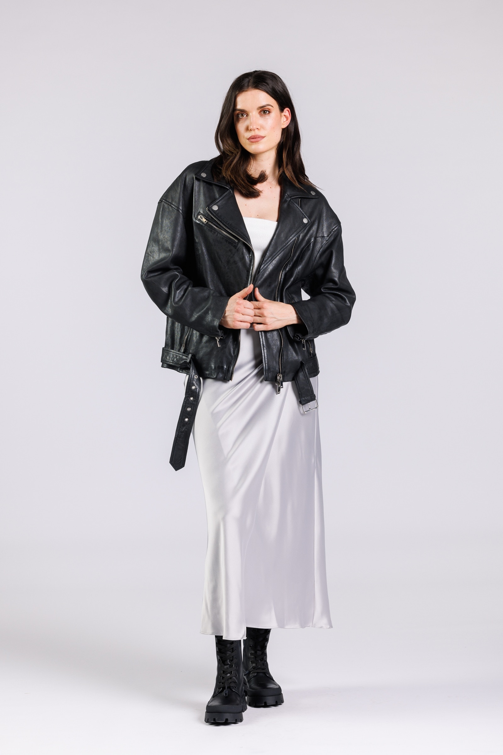 Freaky Nation Lederjacke »Anuk-FN«