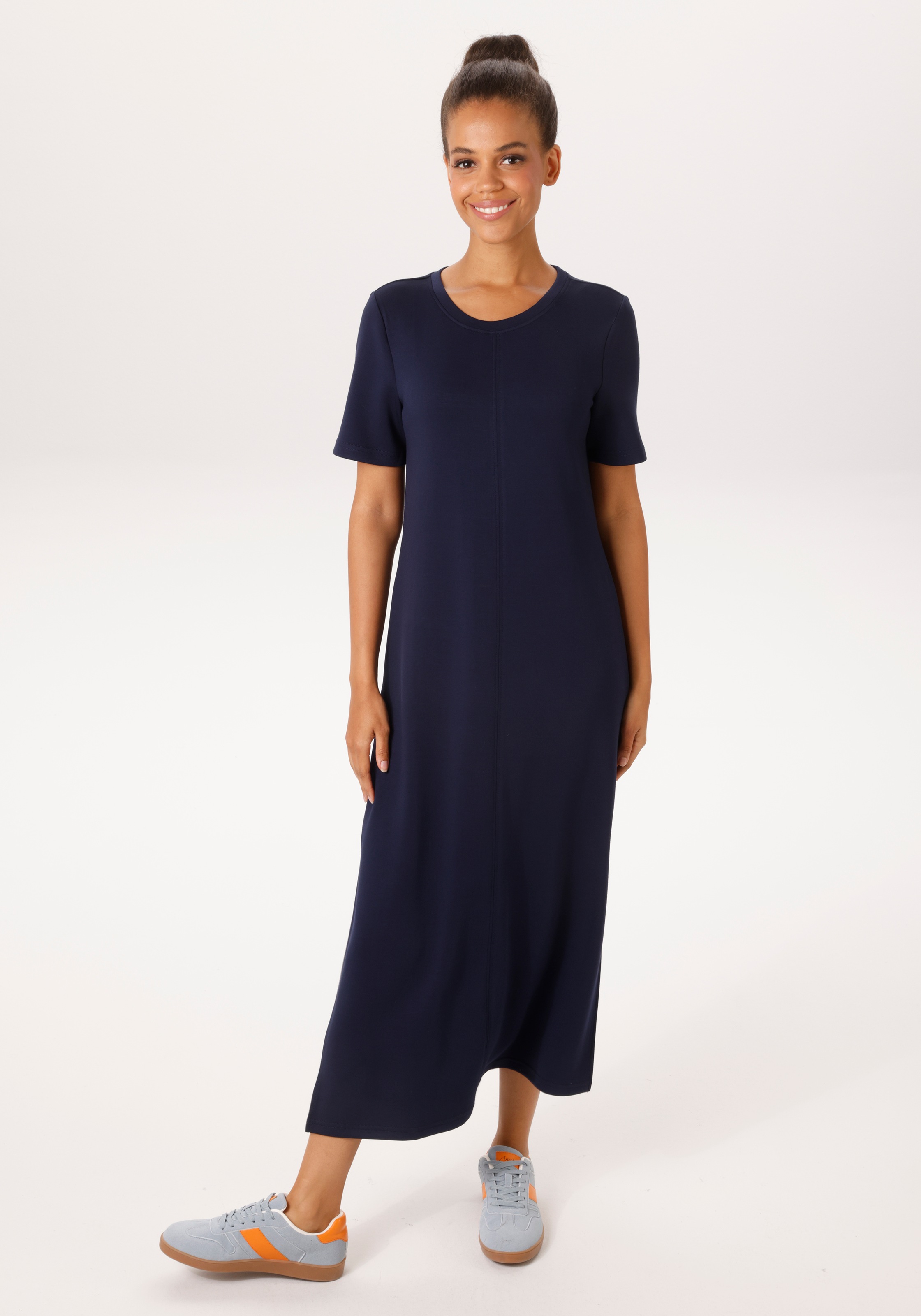 Image of Aniston CASUAL Maxikleid mit Seitenschlitzen