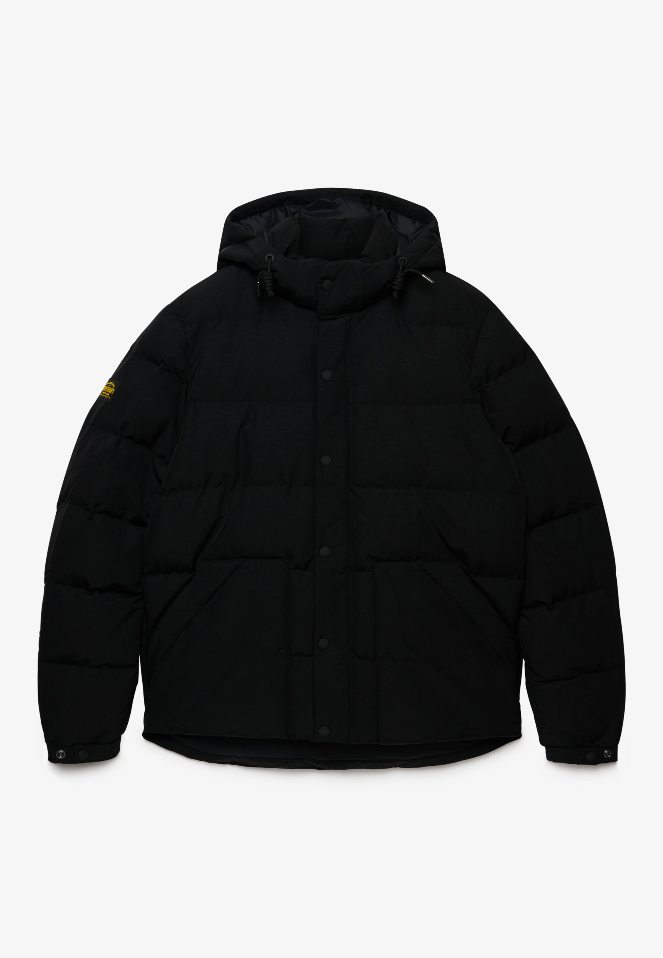Superdry Veste matelassée »CLASSIC EVEREST PUFFER JKT« avec capuche fibre synthétique, coupe décontractée