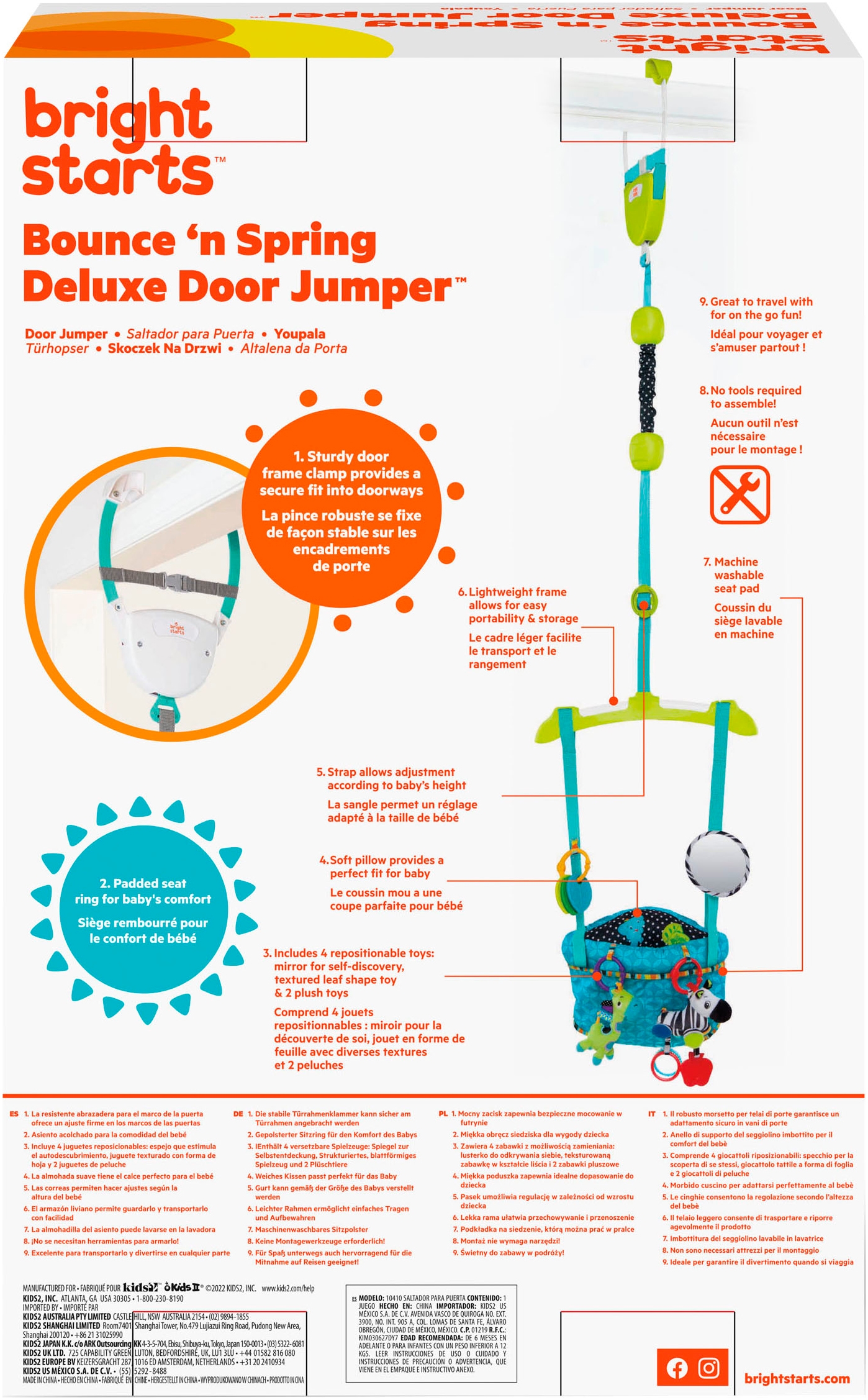 Bright Starts Housse de porte »Bounce 'n Spring Deluxe Door Jumper™«