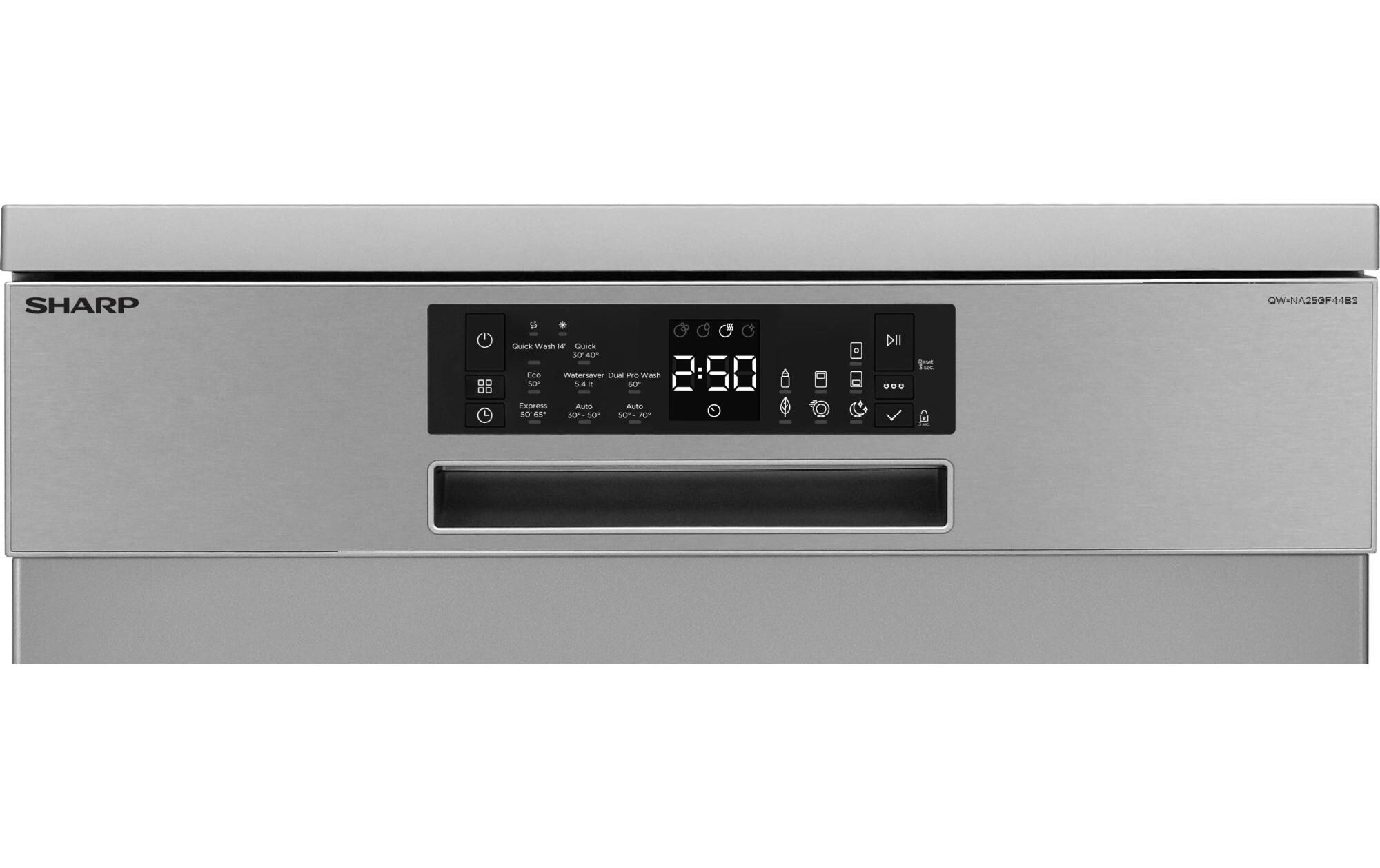 Sharp Standgeschirrspüler »QW-NA25GF44BS-DE«, 14 Massgedecke