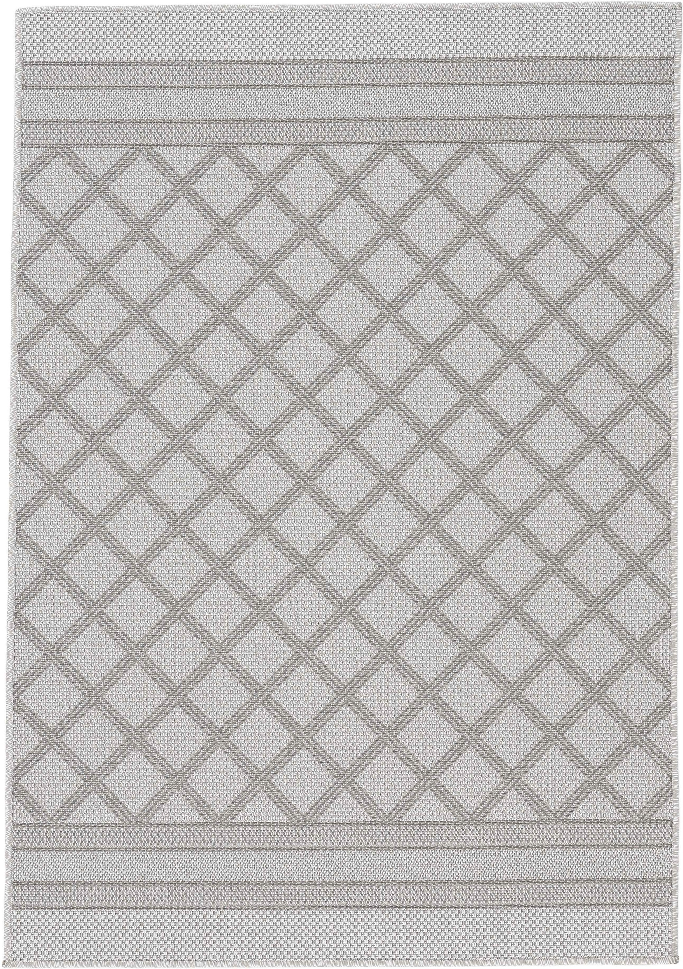 Image of carpetfine Teppich »Boho 104«, rechteckig, 4 mm Höhe, robustes Flachgewebe, Sisal Optik, In- und Outdoor geeignet, Wetterfest und UV-beständig für Balkon, Terrasse, Garten, Aussenbereich,Wohnzimmer, Schlafzimmer bei Ackermann Versand Schweiz