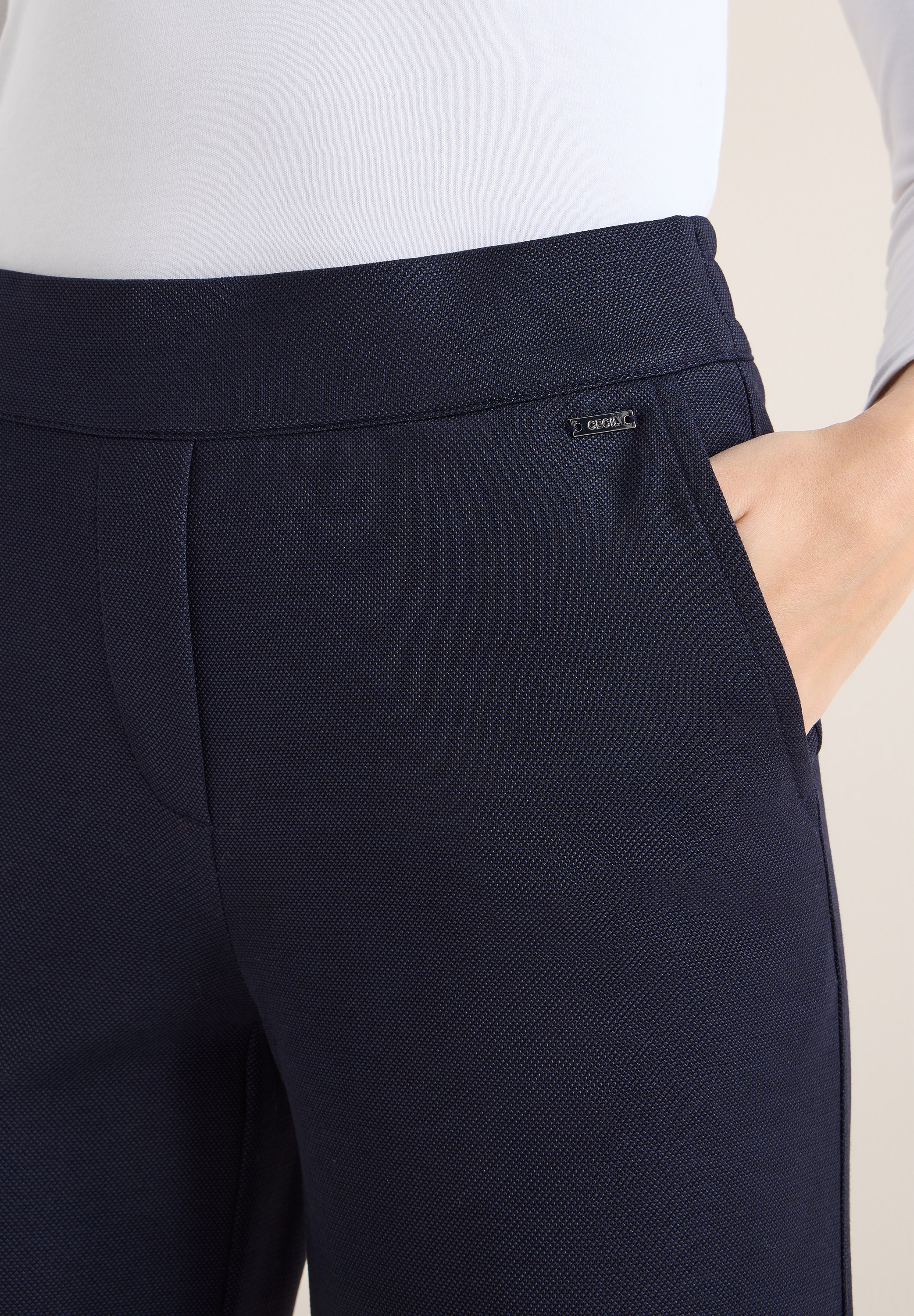 Cecil Stoffhose »Style NEELE«  Wide Leg