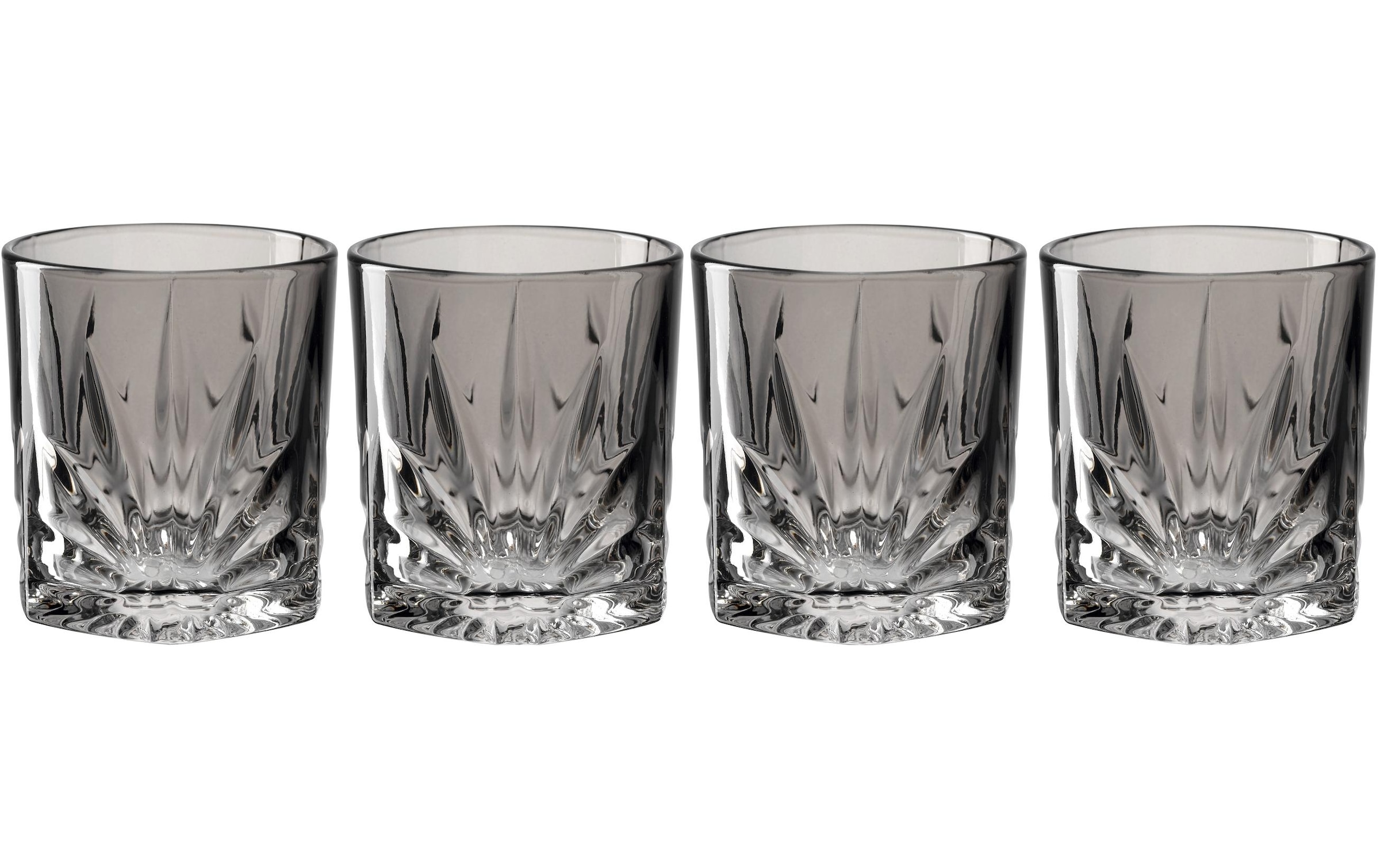 Whiskyglas »DOF Capri 330ml grau«, (4 tlg.)