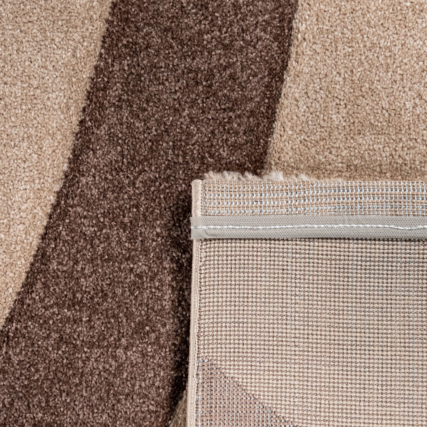 Paco Home Teppich »Inferno 241«, rechteckig, 17 mm Höhe, Kurzflor, modernes Design, handgearbeiteter Konturenschnitt