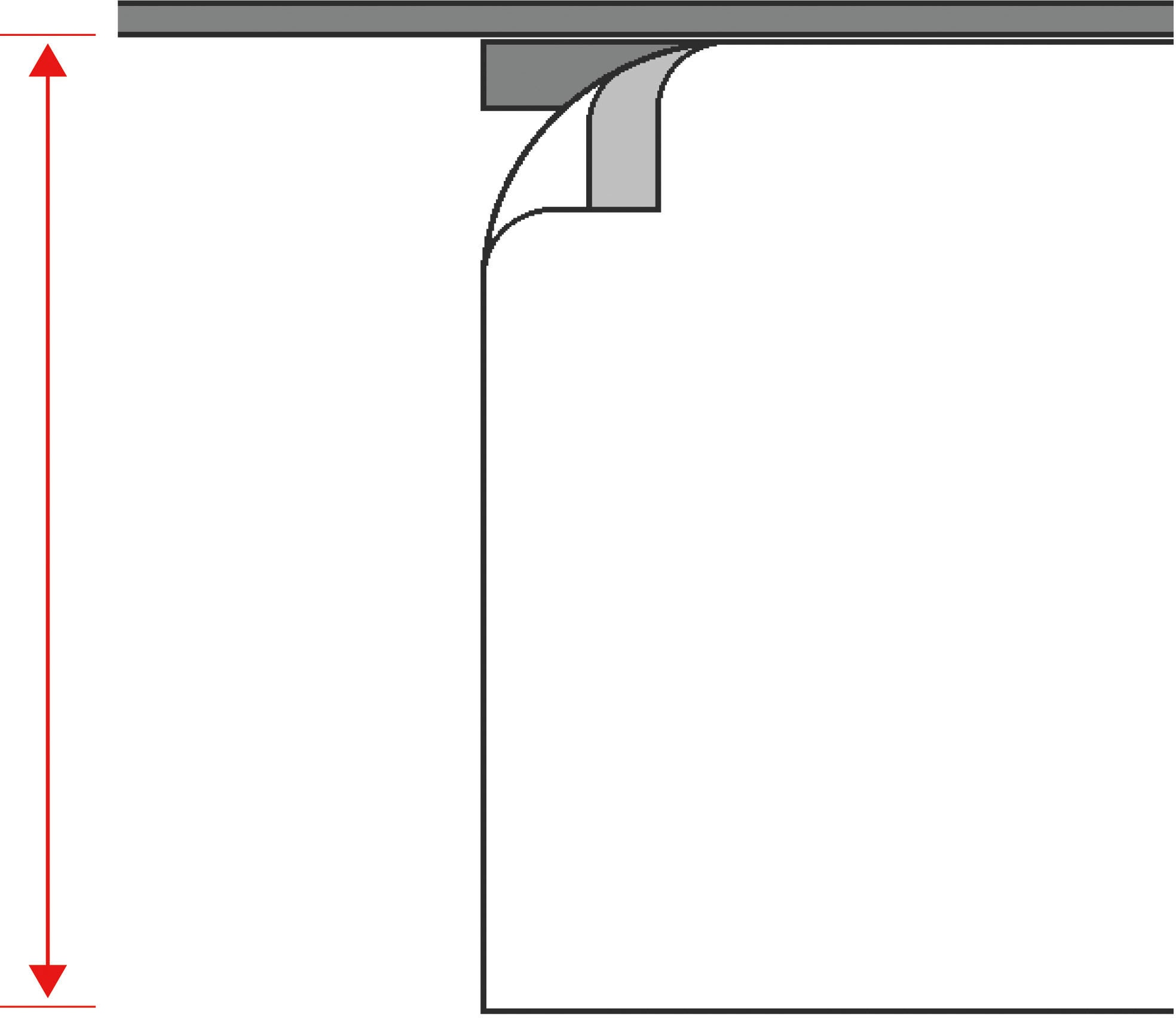 Neutex for you! Schiebegardine »Allure«, (1 St.), Breite: 60 cm, nach Mass