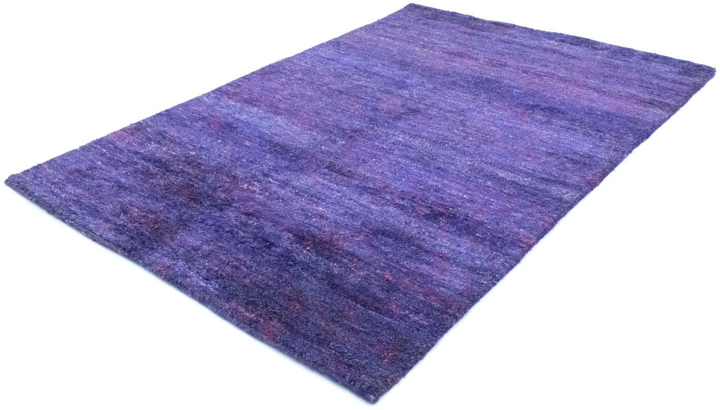 Image of morgenland Teppich »Designer Teppich handgeknüpft lila«, rechteckig, 18 mm Höhe, Viskose bei Ackermann Versand Schweiz