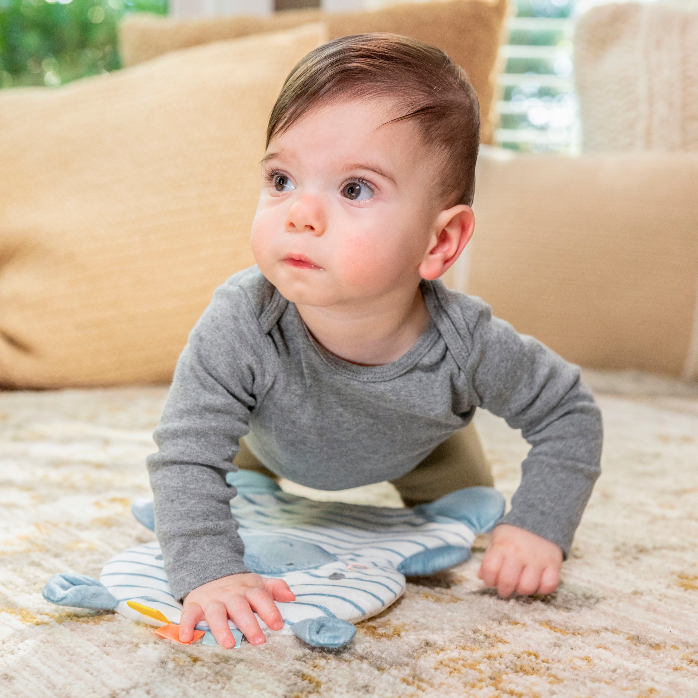 ingenuity Tischsitz »Prop Spot™ Learn-to-Sit™ - Casi™« inklusive 2 Spielzeugen und 3 bunten Anhängern