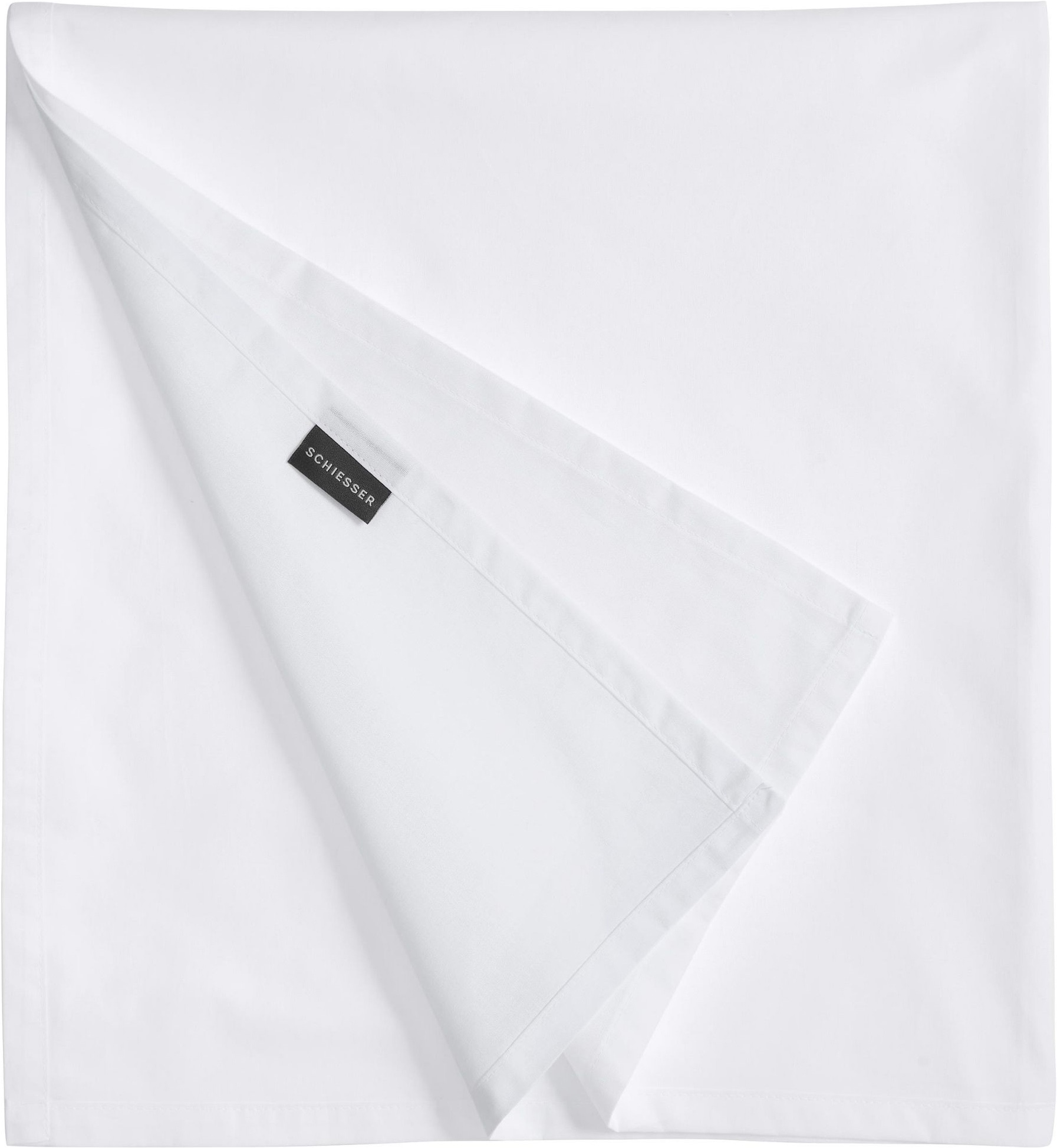 Image of Schiesser Bettlaken "Smoothy aus glatter Baumwolle in klassischer, hotelinspirierter Optik" Oeko-Tex zertifiziert
