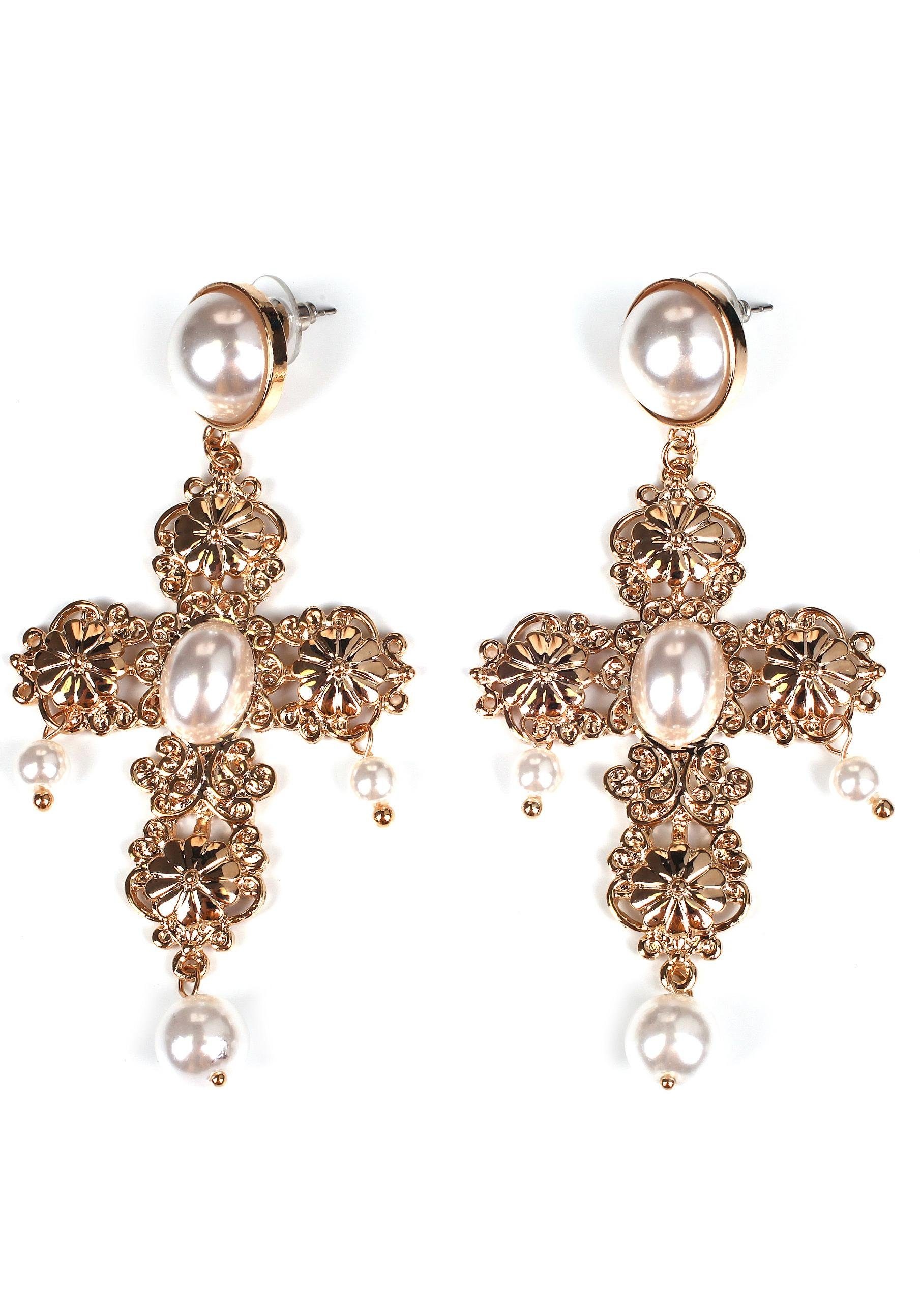 Paar Ohrstecker »Kreuz-Motiv, Glaube«