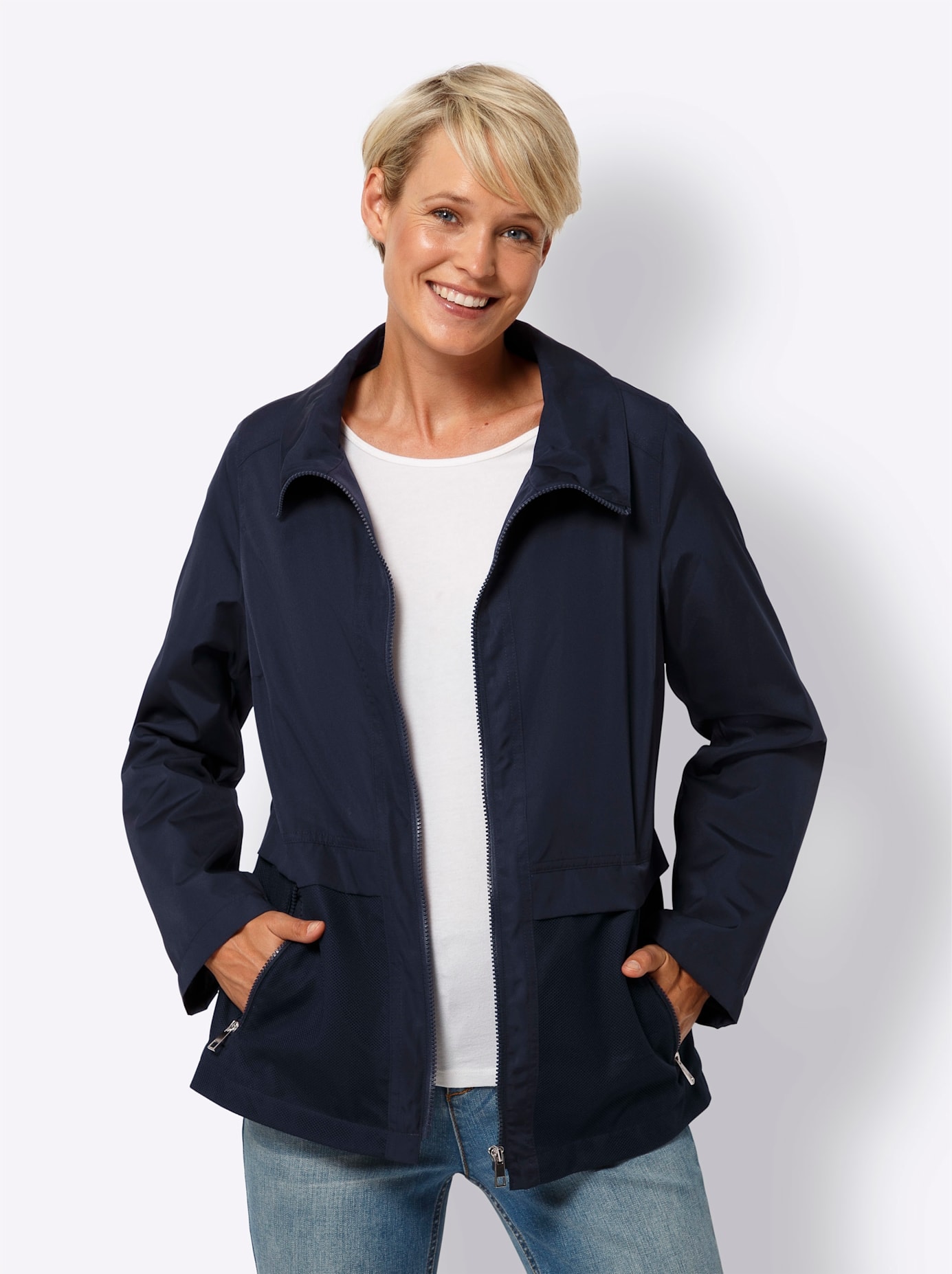 Classic Basics Langjacke, ohne Kapuze