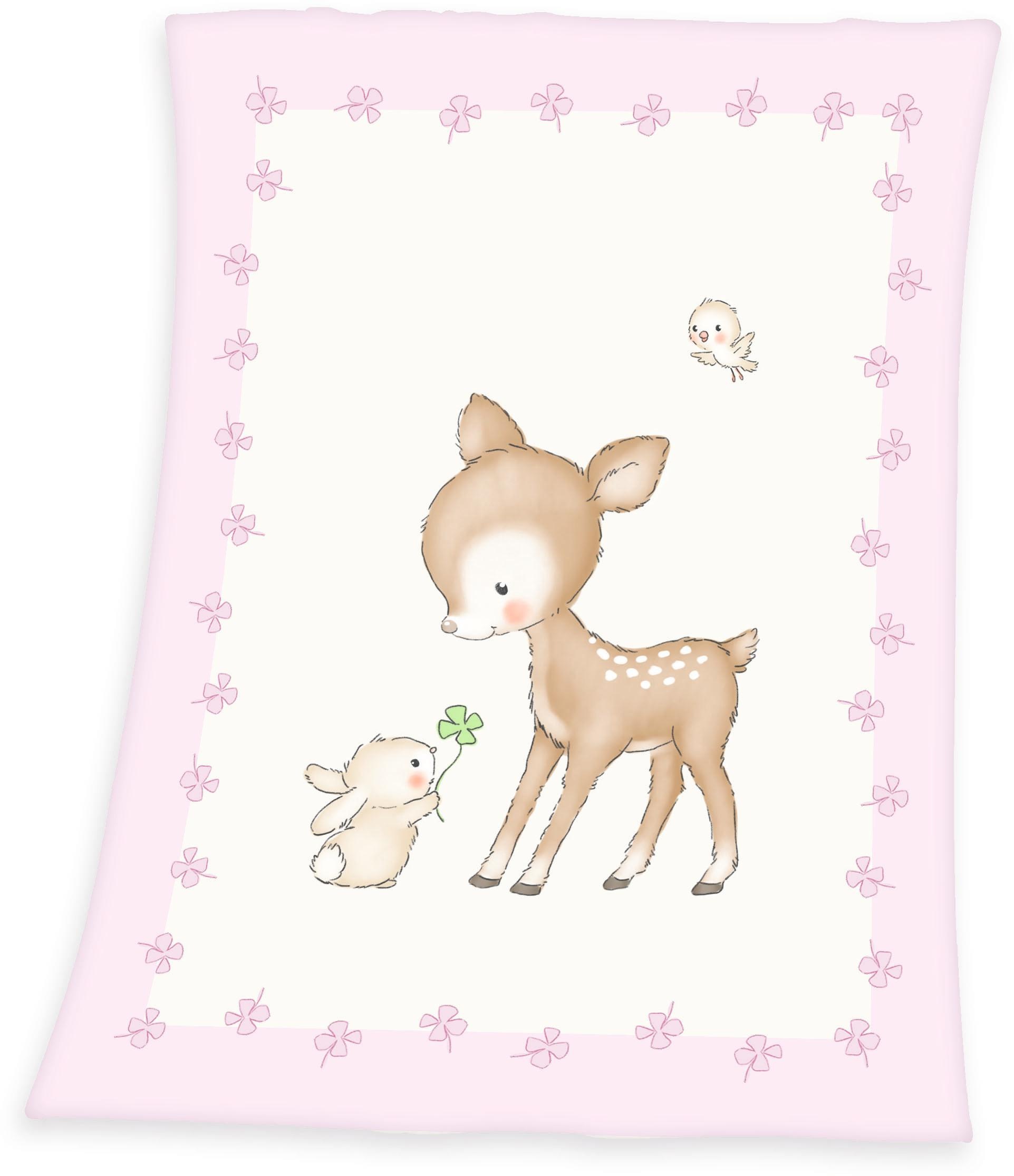 Image of Herding Wohndecke »Fynn Reh«, mit Motiv, Kuscheldecke bei Ackermann Versand Schweiz