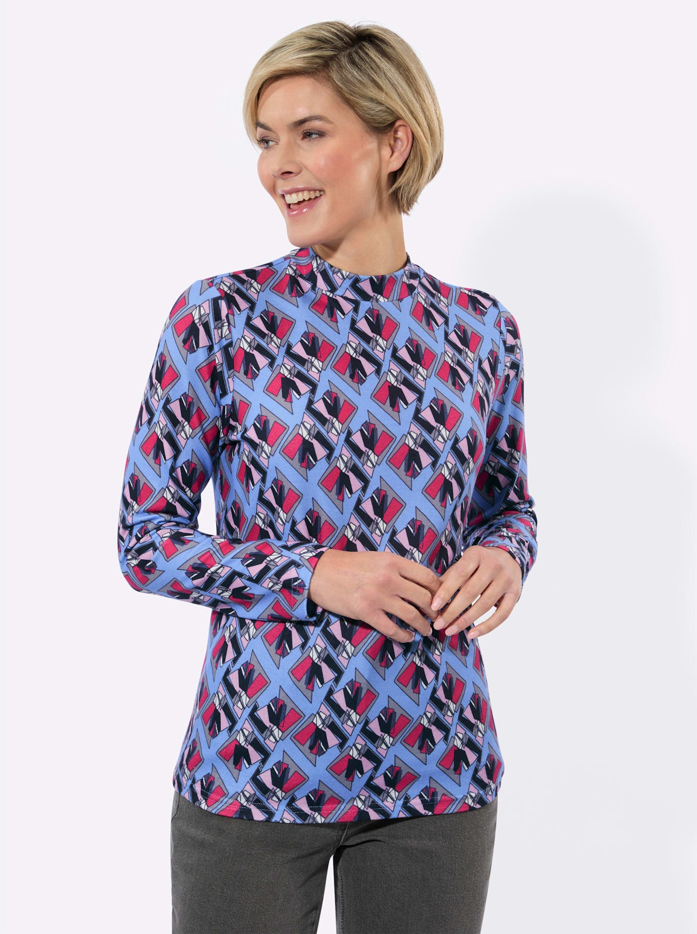 Classic Basics Stehkragenshirt »Winter-Shirt« 1